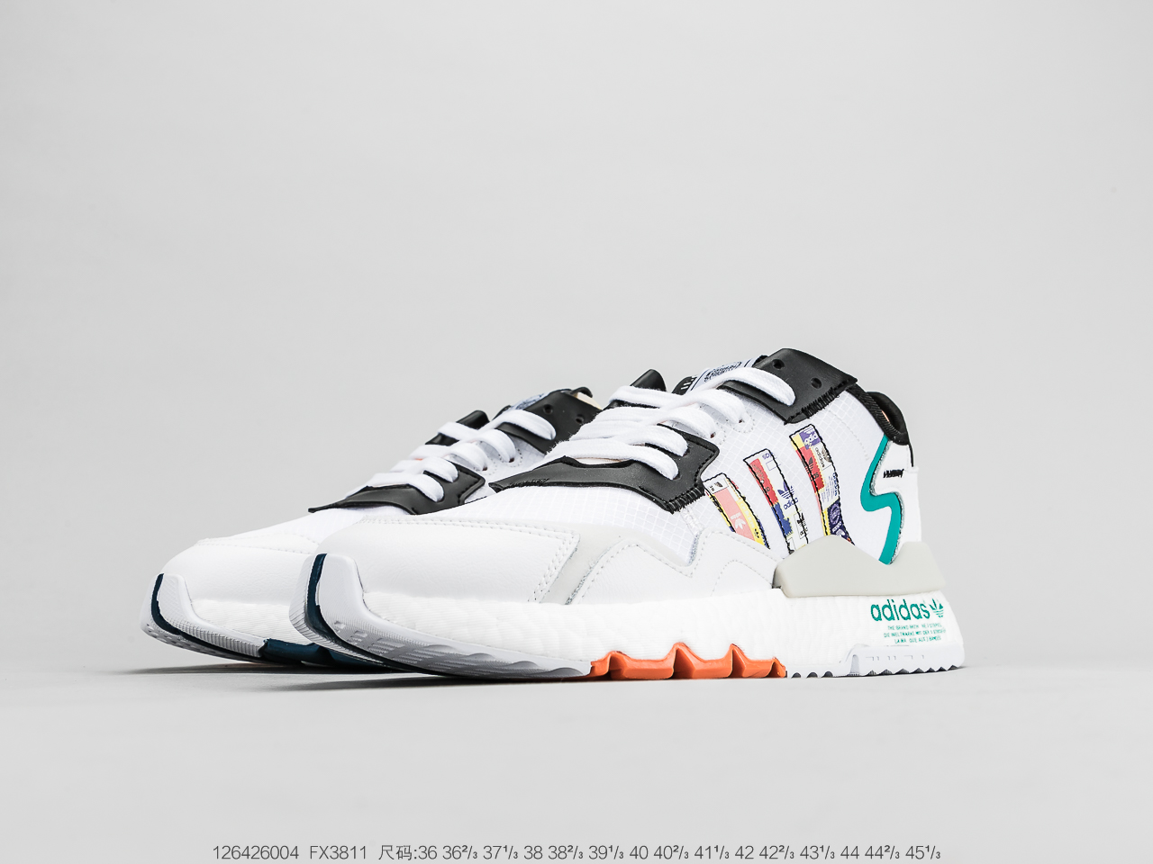 220公司级巴斯夫 阿迪达斯 Adidas Nite Jogger 2020 Boost 3M反光系列 复古休闲百搭运动跑鞋