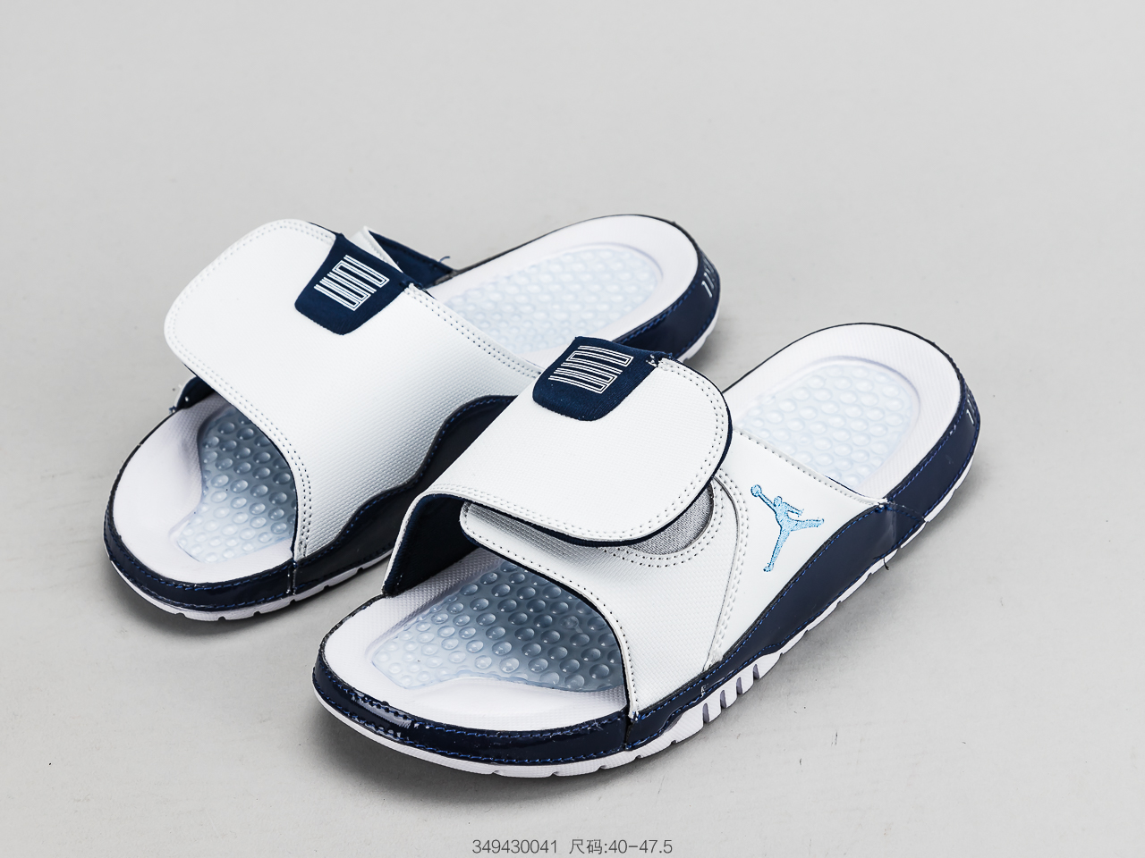 80 乔丹 AIR JORDAN HYDRO XII乔丹aj12运动拖鞋实拍乔丹魔术贴循环拖鞋