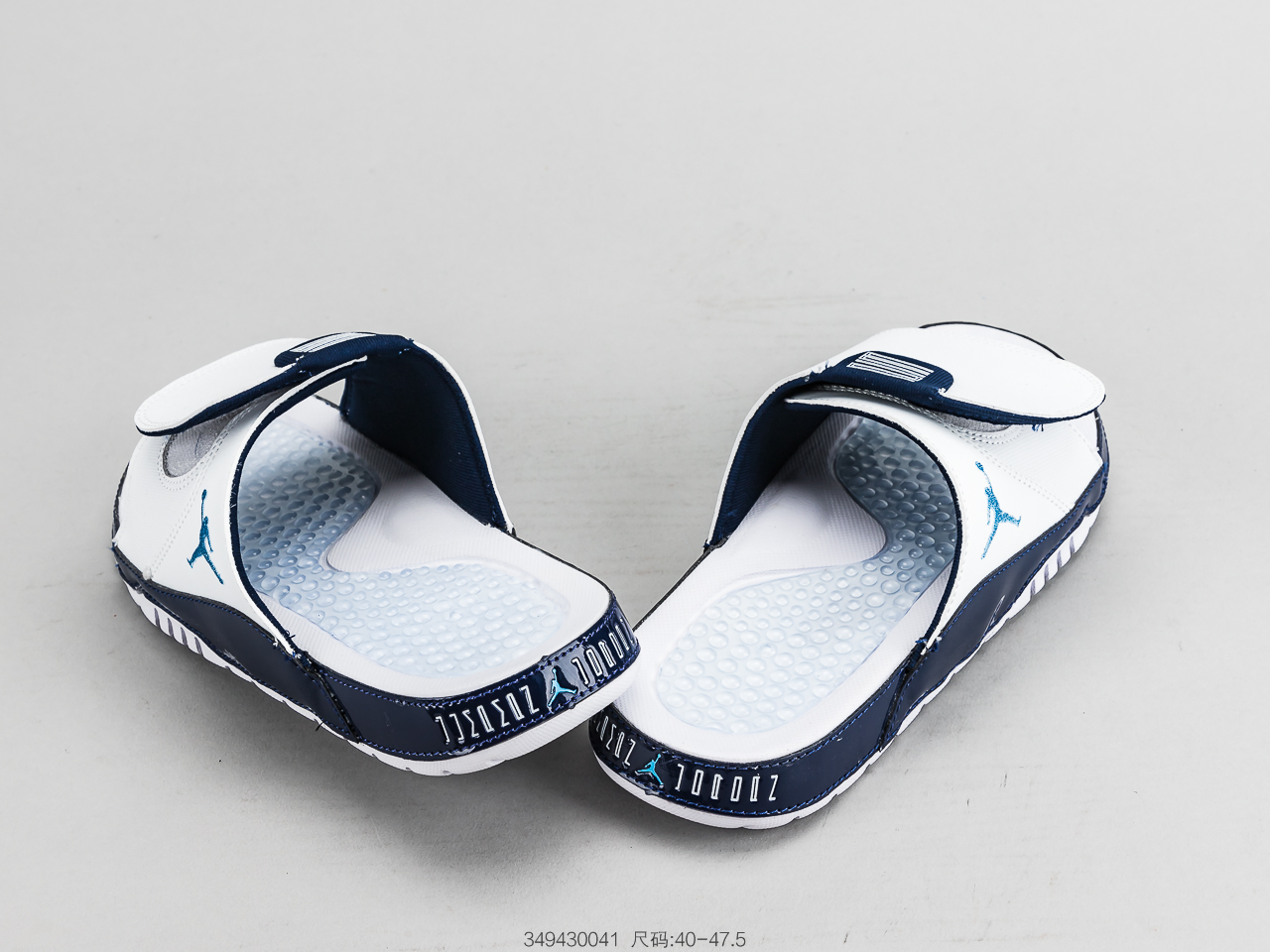 80 乔丹 AIR JORDAN HYDRO XII乔丹aj12运动拖鞋实拍乔丹魔术贴循环拖鞋