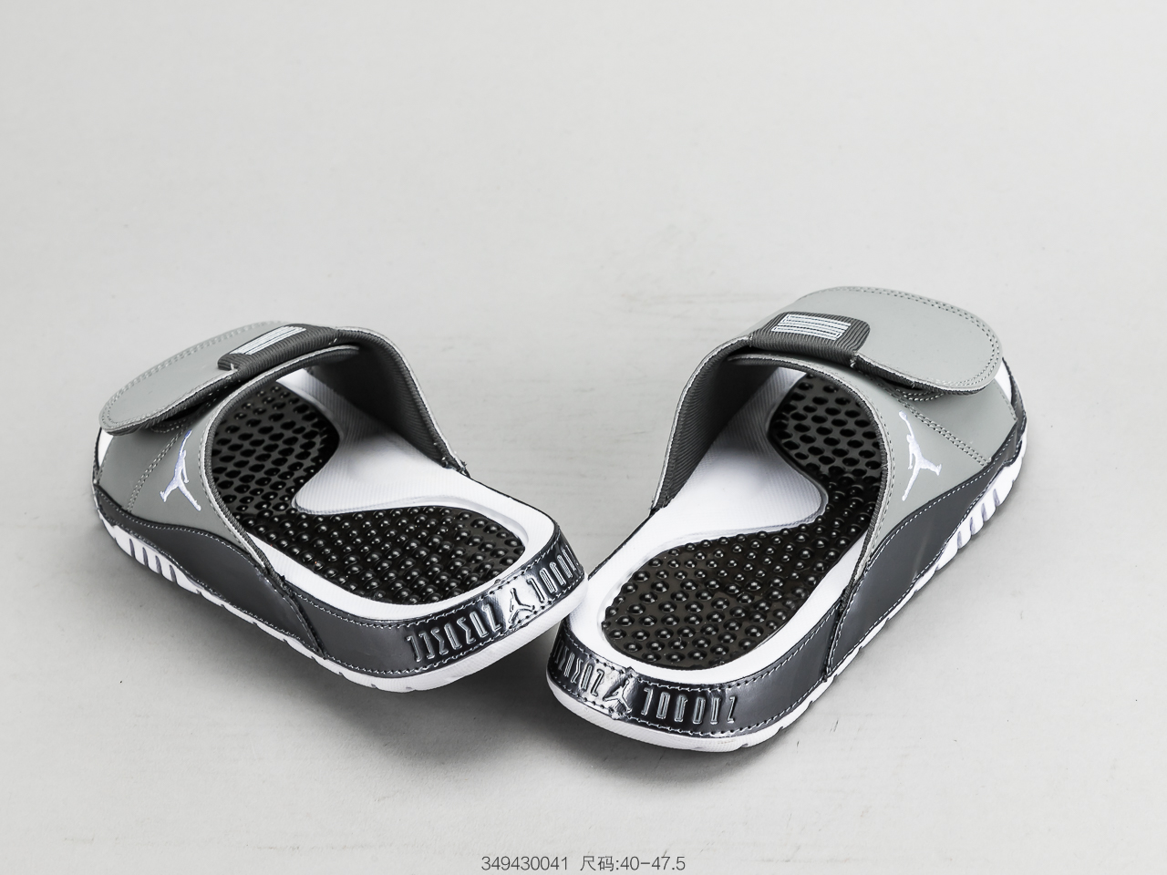 80 乔丹 AIR JORDAN HYDRO XII乔丹aj12运动拖鞋实拍乔丹魔术贴循环拖鞋