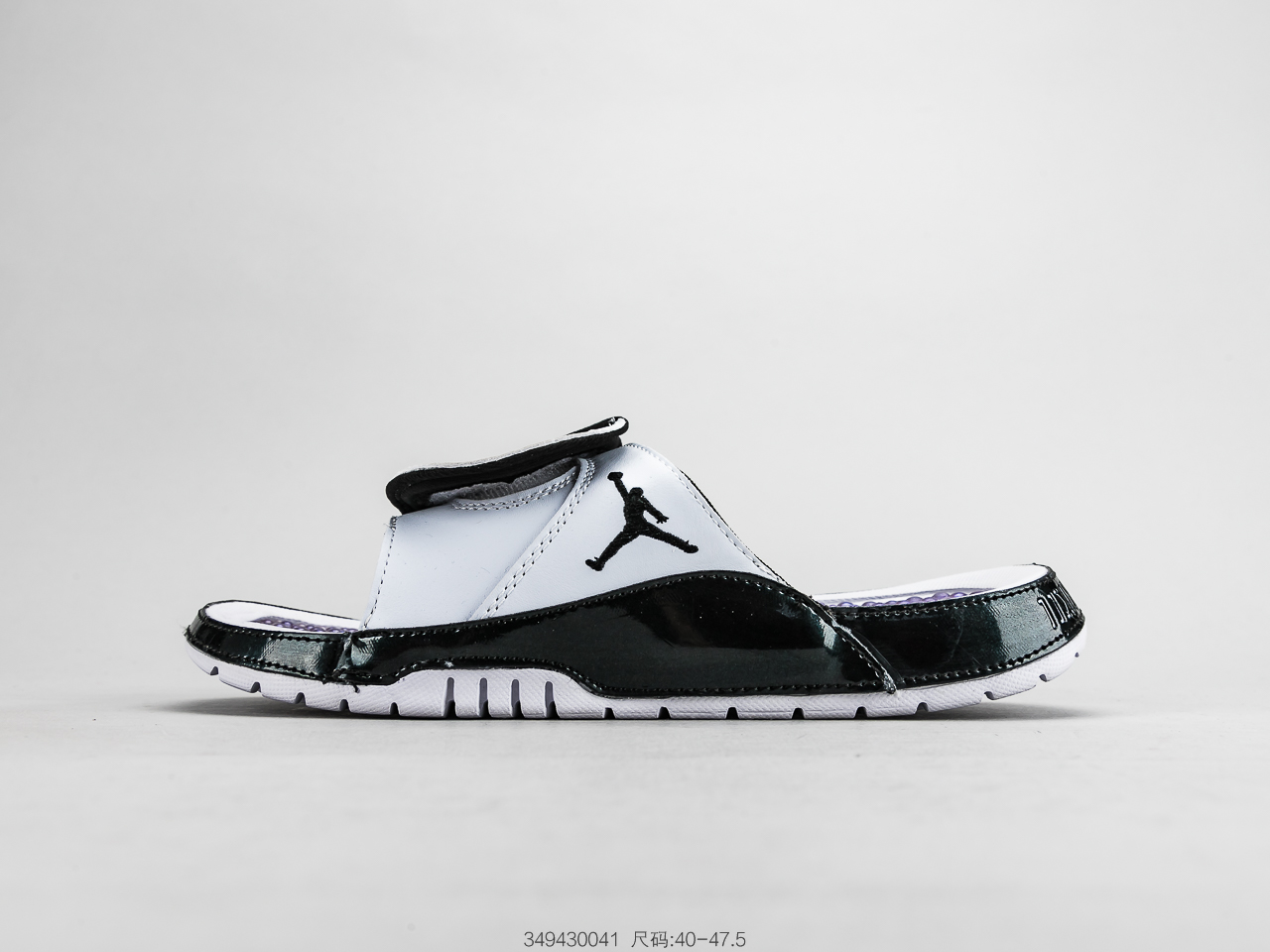 80 乔丹 AIR JORDAN HYDRO XII乔丹aj12运动拖鞋实拍乔丹魔术贴循环拖鞋