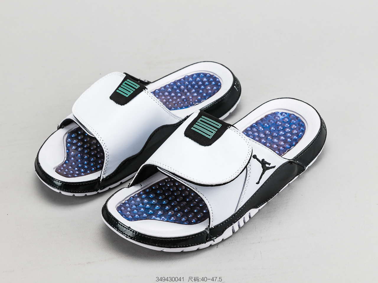 80 乔丹 AIR JORDAN HYDRO XII乔丹aj12运动拖鞋实拍乔丹魔术贴循环拖鞋