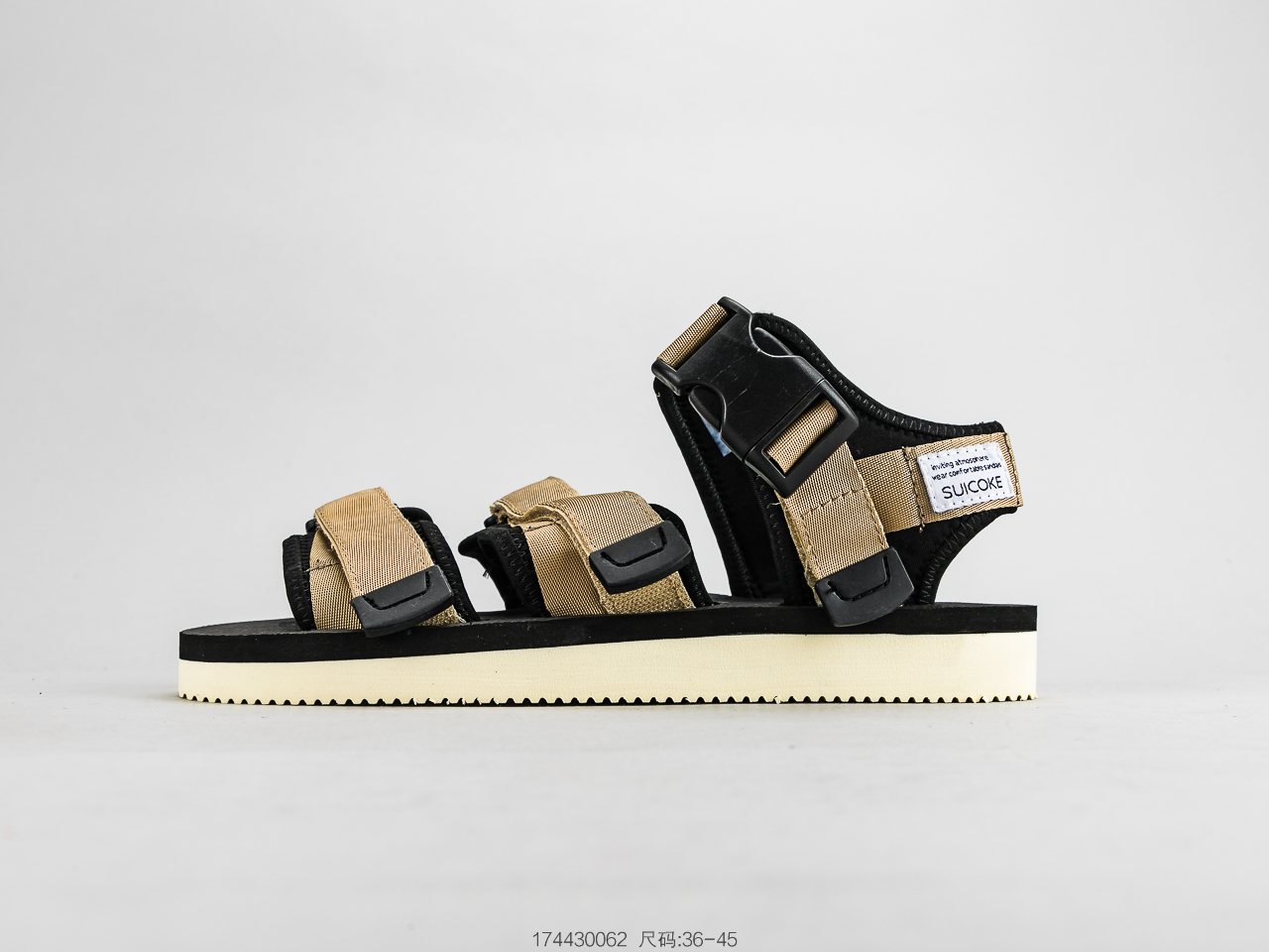 140 SUICOKE x RAY BEAMS联名凉鞋 抖音 小红书同款 增高效果 丝滑脚感 纵享炎夏