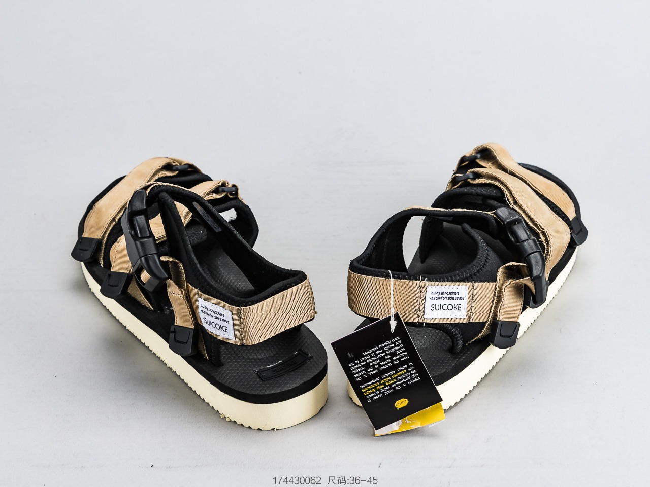 140 SUICOKE x RAY BEAMS联名凉鞋 抖音 小红书同款 增高效果 丝滑脚感 纵享炎夏