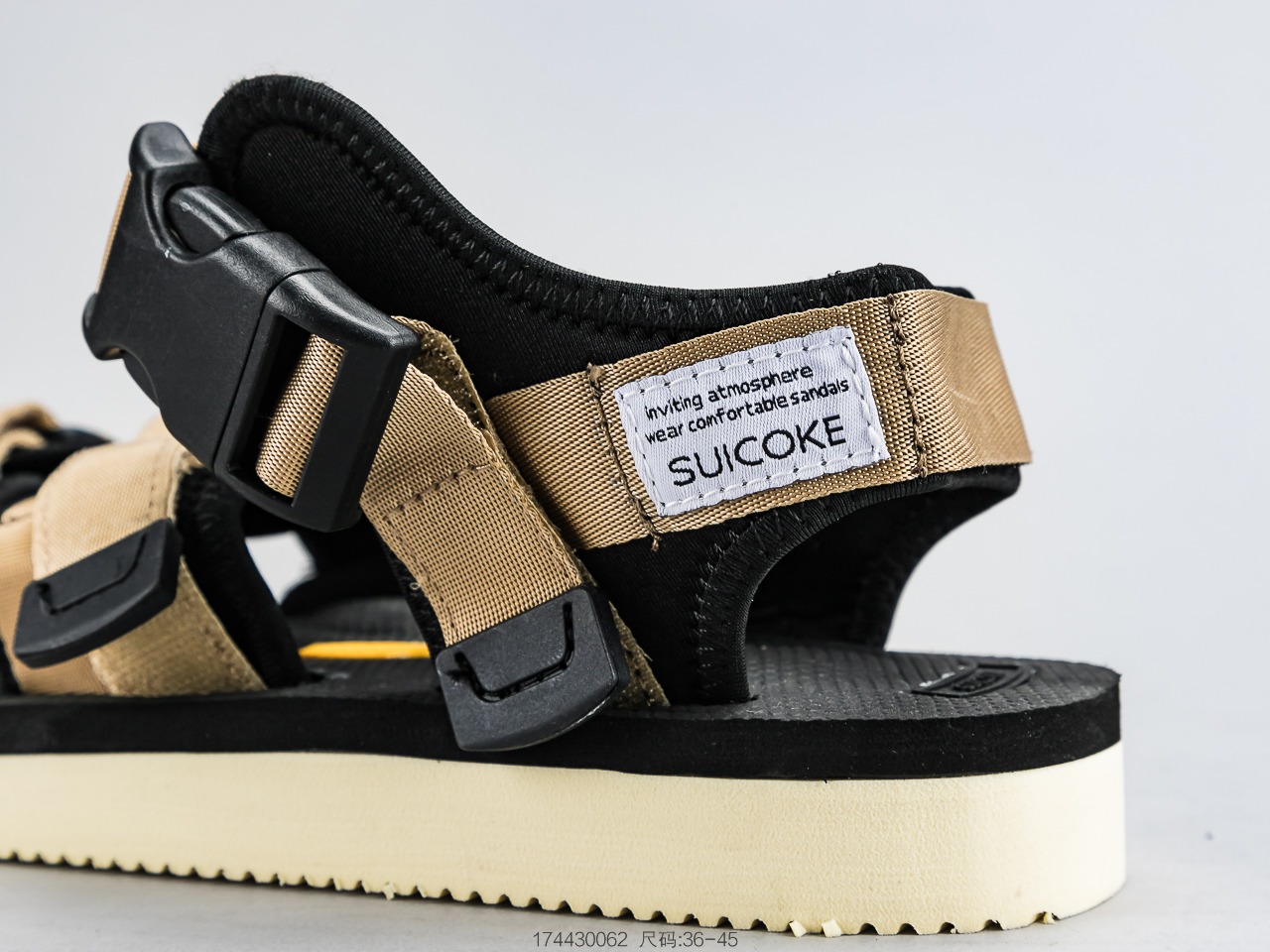 140 SUICOKE x RAY BEAMS联名凉鞋 抖音 小红书同款 增高效果 丝滑脚感 纵享炎夏