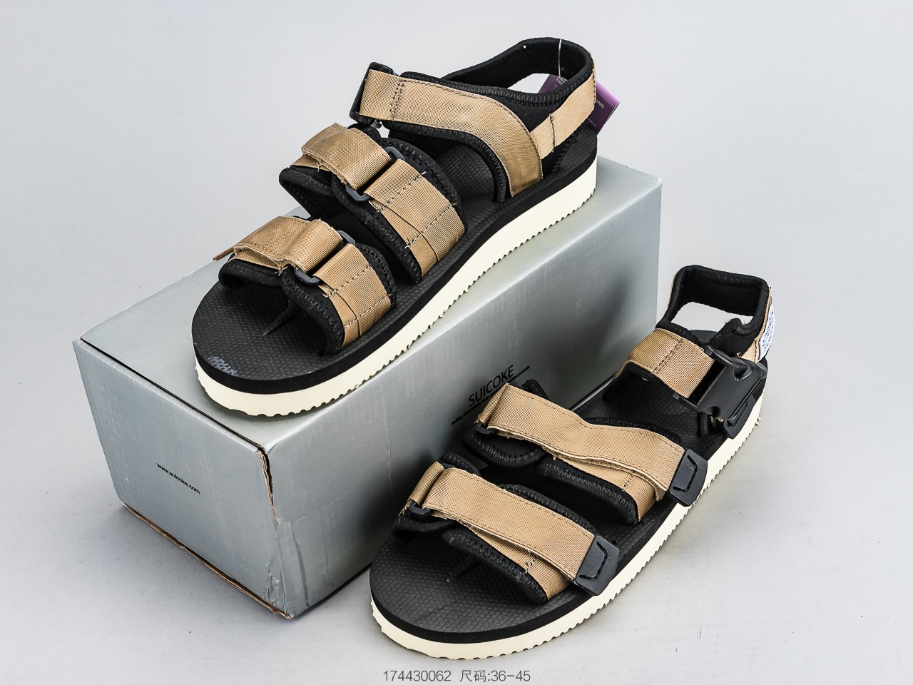 140 SUICOKE x RAY BEAMS联名凉鞋 抖音 小红书同款 增高效果 丝滑脚感 纵享炎夏