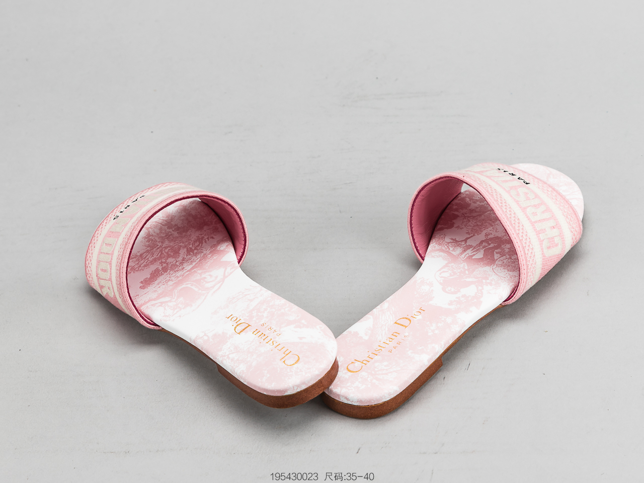 170  拖鞋系列  [Dior字母拖鞋] 迪奥拖鞋 2019早春款 4色可选