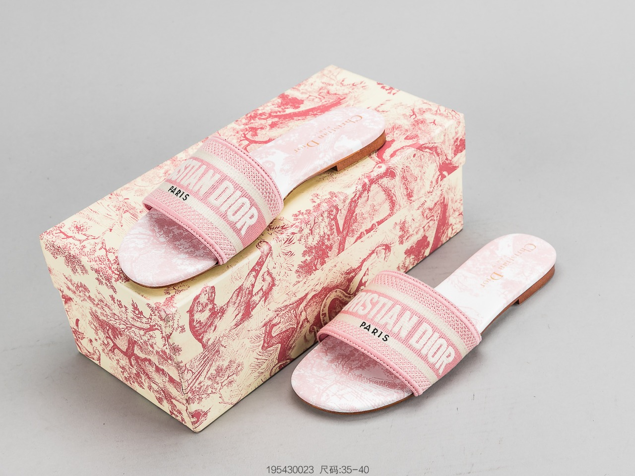 170  拖鞋系列  [Dior字母拖鞋] 迪奥拖鞋 2019早春款 4色可选