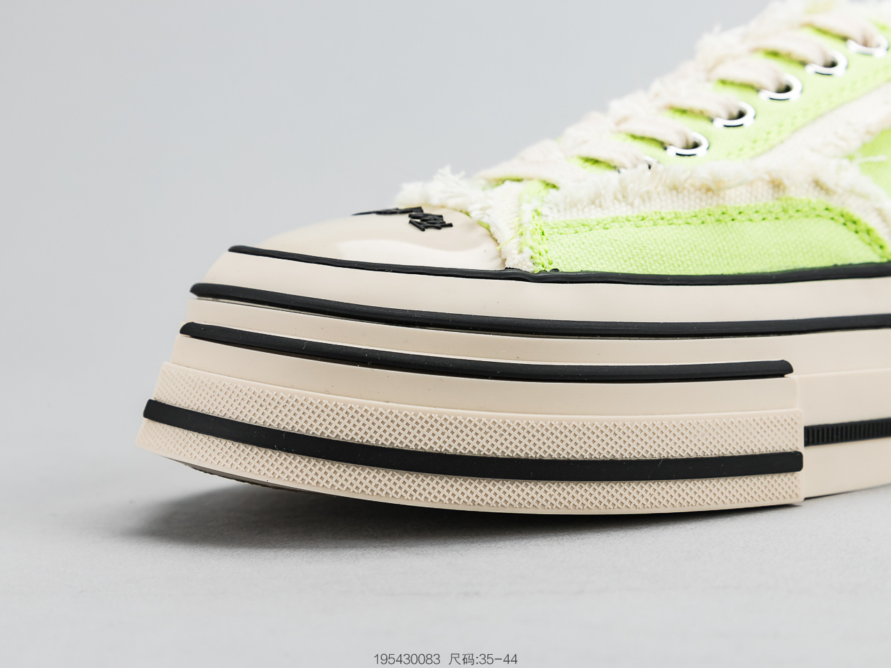 200 吴建豪个人新锐品牌XVESSEL by Vanness Peace by Piece重工解构厚底软木百搭增高帆布板鞋-莆田鞋,莆田鞋货源,高仿鞋,高仿鞋货源,安福档口,莆田高仿鞋,莆田鞋批发,高仿鞋批发,莆田高仿运动鞋,高仿运动鞋,莆田运动鞋 200 吴建豪个人新锐品牌XVESSEL by Vanness Peace by Piece重工解构厚底软木百搭增高帆布板鞋