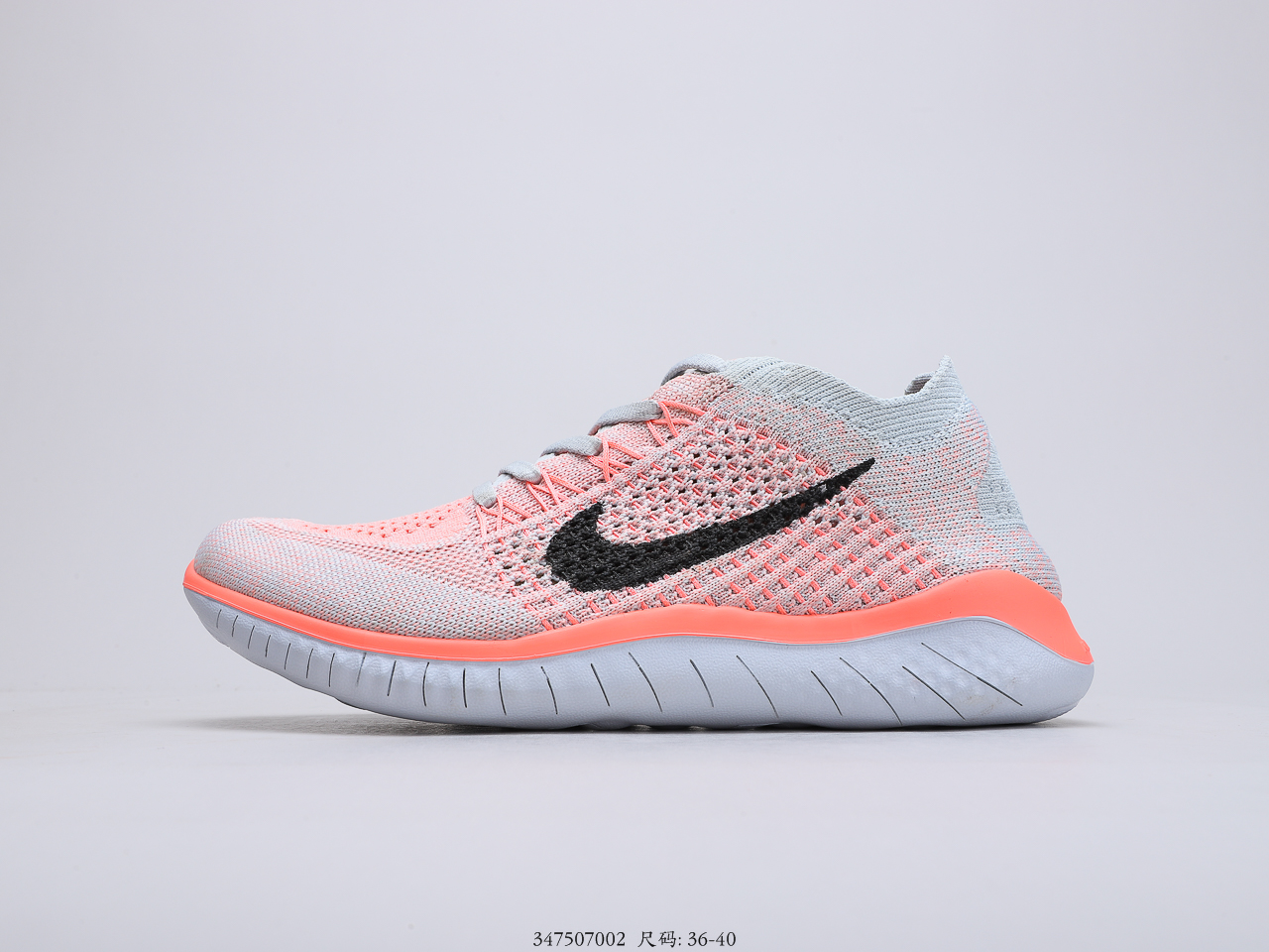 110 耐克 Nike Free RN Flyknit 2018 赤足系列超轻量休闲运动透气慢跑鞋