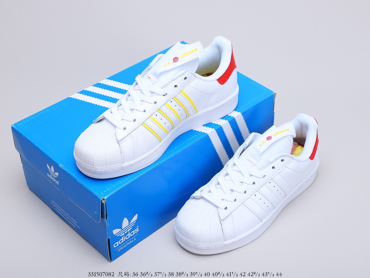 150 Adidas Superstar 三叶草贝壳头  城市限定 真标原盒 货号：FW2850