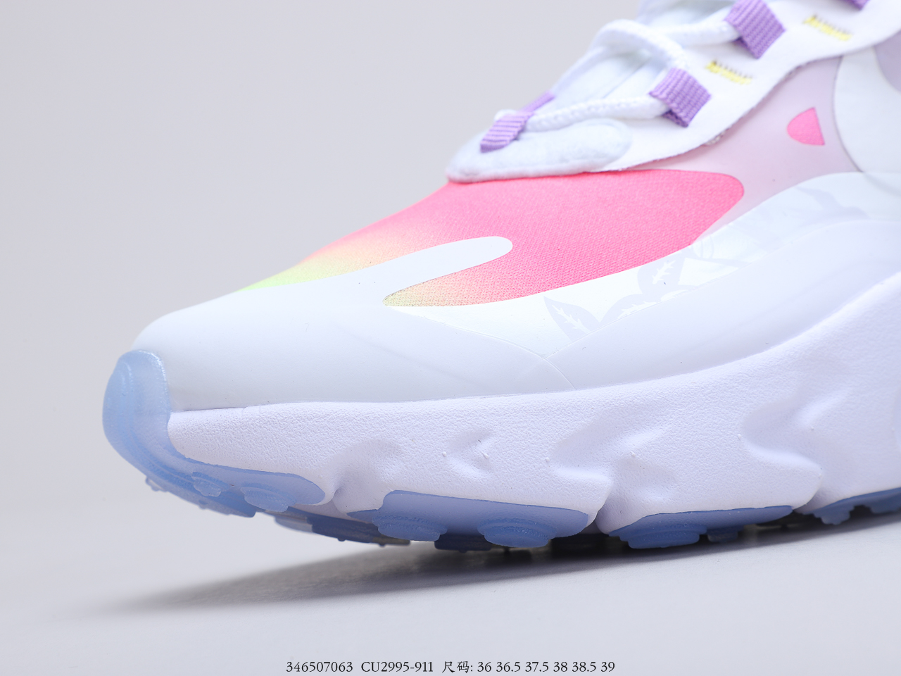 190 耐克 Nike React Air Max 270V2 半气垫跑步鞋CQ6549-911