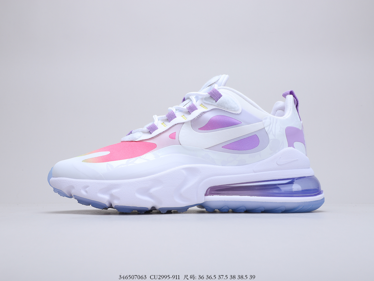190 耐克 Nike React Air Max 270V2 半气垫跑步鞋CQ6549-911