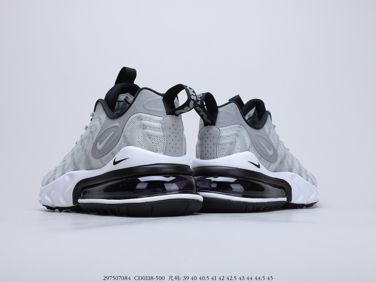 250公司级夜光满天星 耐克Air Max 270 React ENG 夜光3M反光 货号：CD0118-500