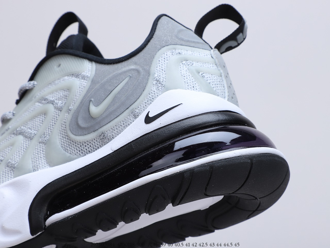 250公司级夜光满天星 耐克Air Max 270 React ENG 夜光3M反光 货号：CD0118-500