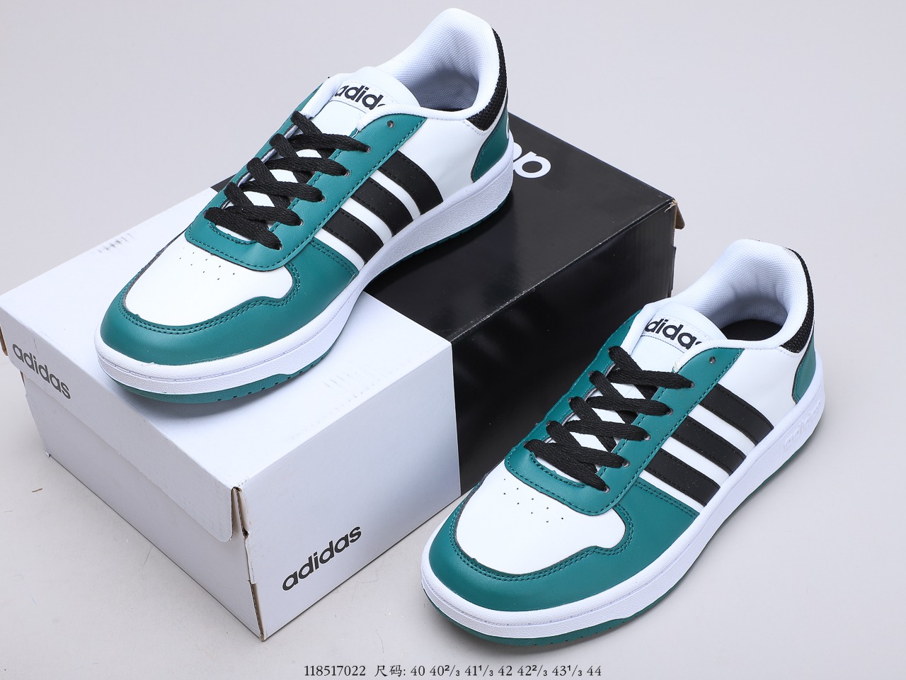 120 阿迪达斯易烊千玺同款 Adidas HOOPS2.0 NEO 低帮休闲板鞋 货号：EE7799