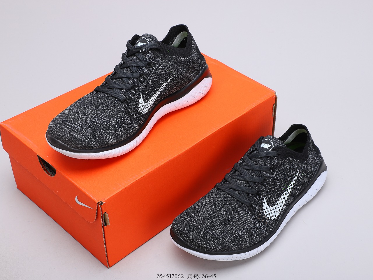140 耐克 Nike Free Rn Flyknit 赤足飞线透气运动跑步鞋休闲鞋  货号942838