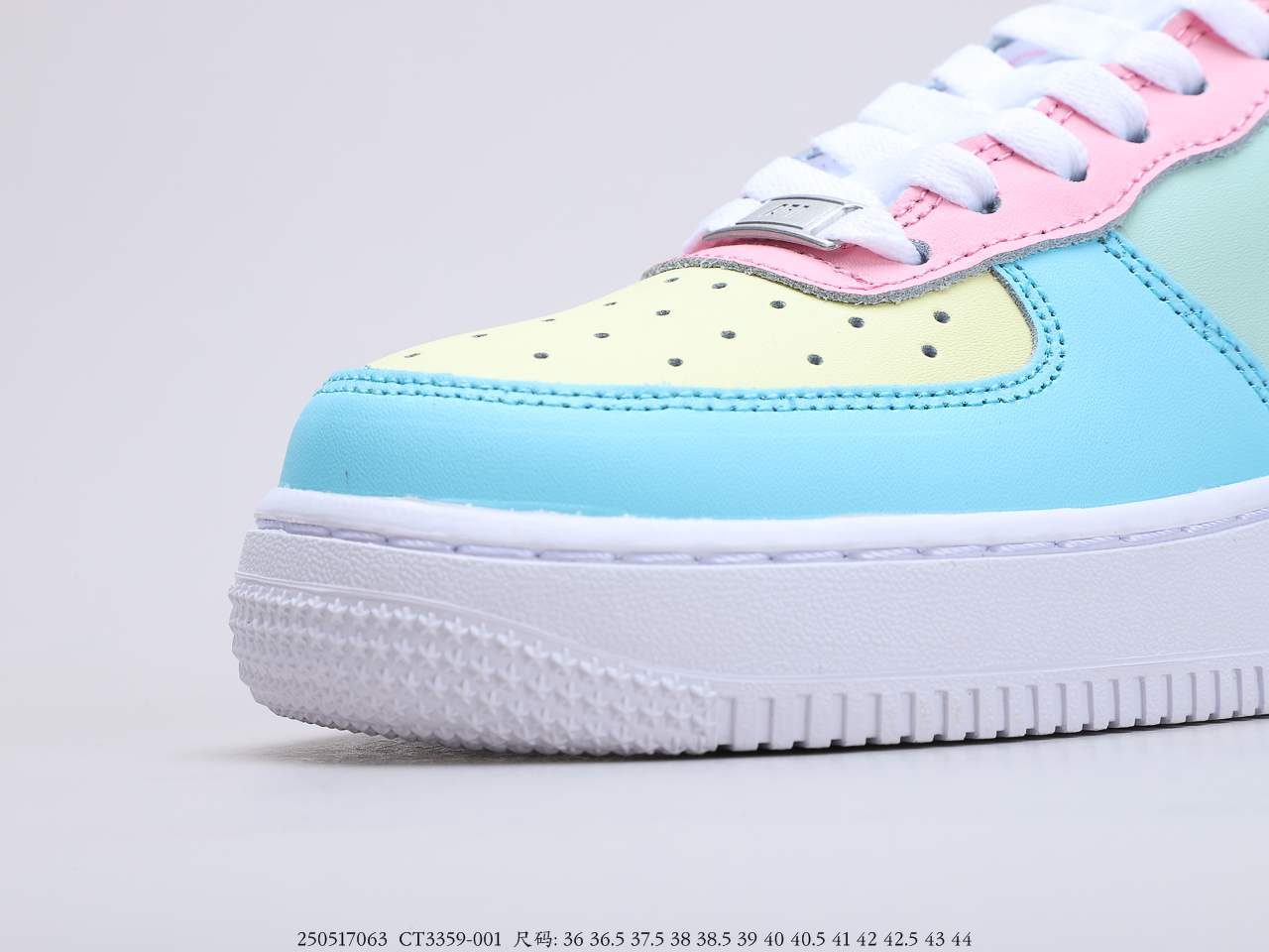 190公司级 耐克 Nike Air Force 1 Low “色彩拼接彩蛋” 空军一号低帮百搭休闲运动板鞋  货号：CT3359-001