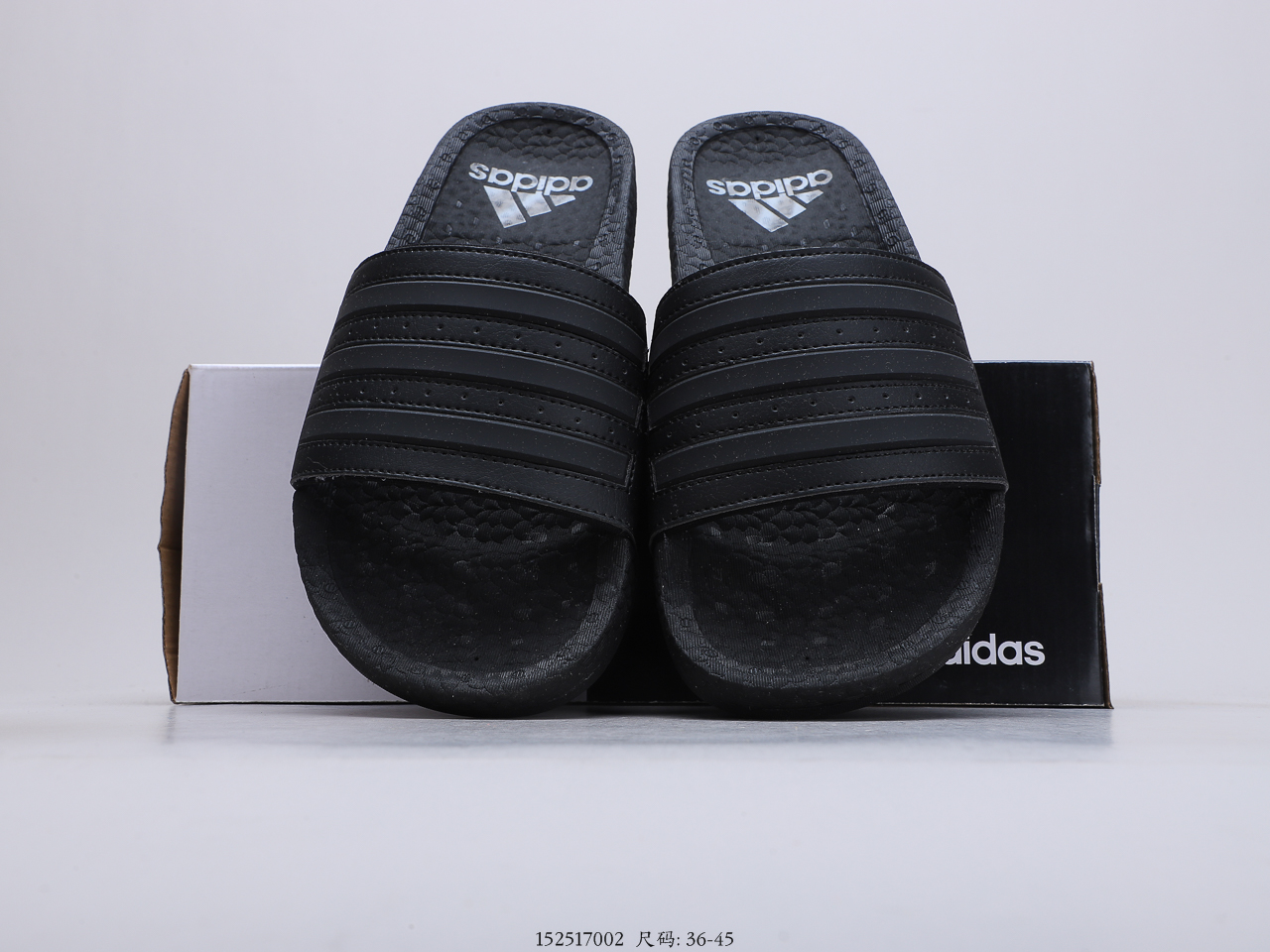 110 阿迪达斯adidas Adilette Boost Slides升级改良真米爆花夏季休闲运沙动滩一字拖鞋