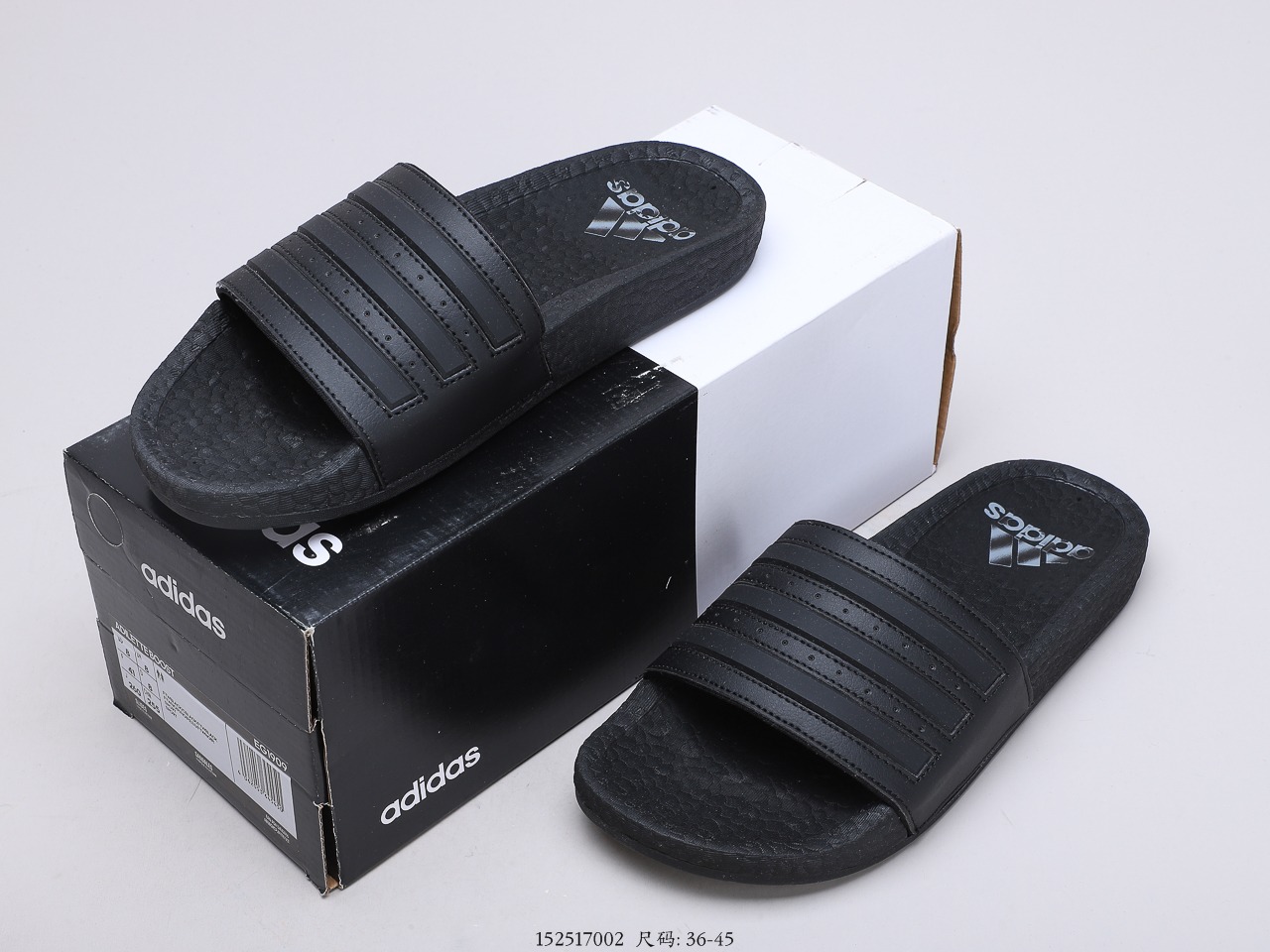 110 阿迪达斯adidas Adilette Boost Slides升级改良真米爆花夏季休闲运沙动滩一字拖鞋