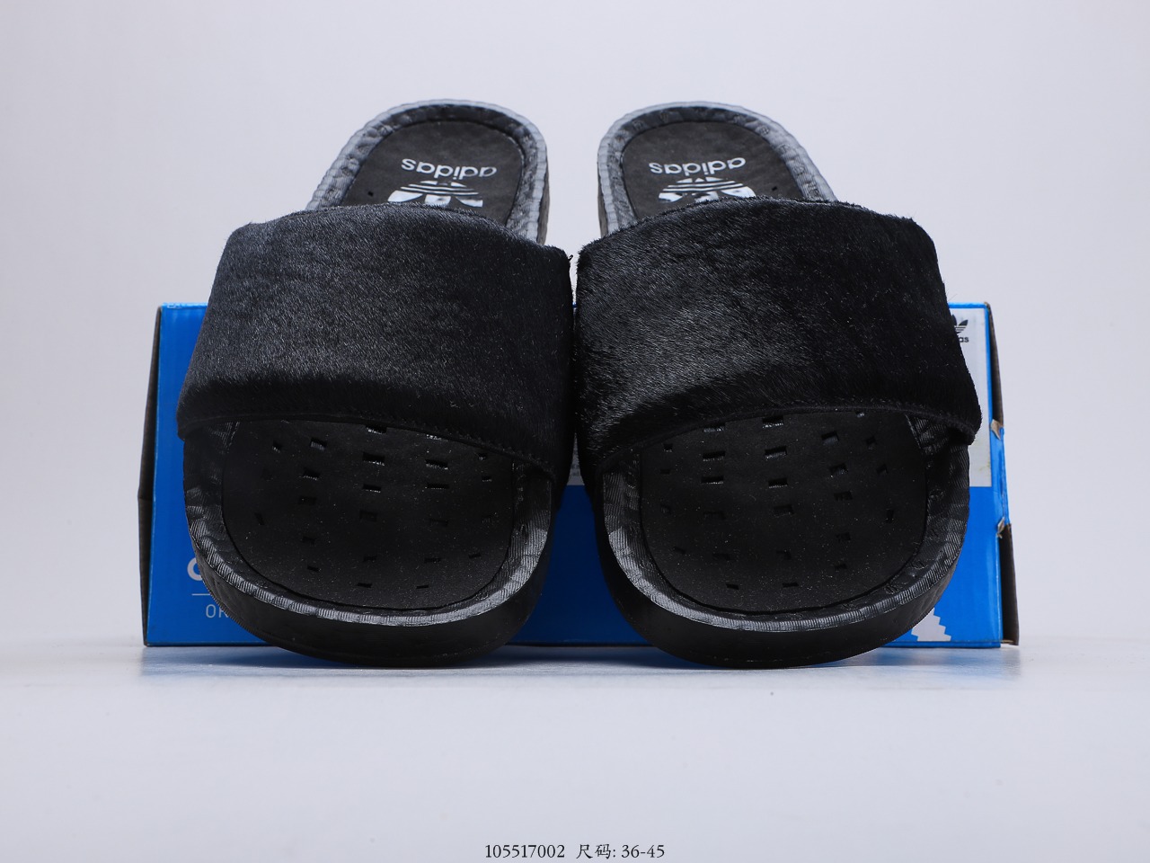 110 阿迪达斯Adidas Original Adilette 条纹系列个性涂鸦拖鞋