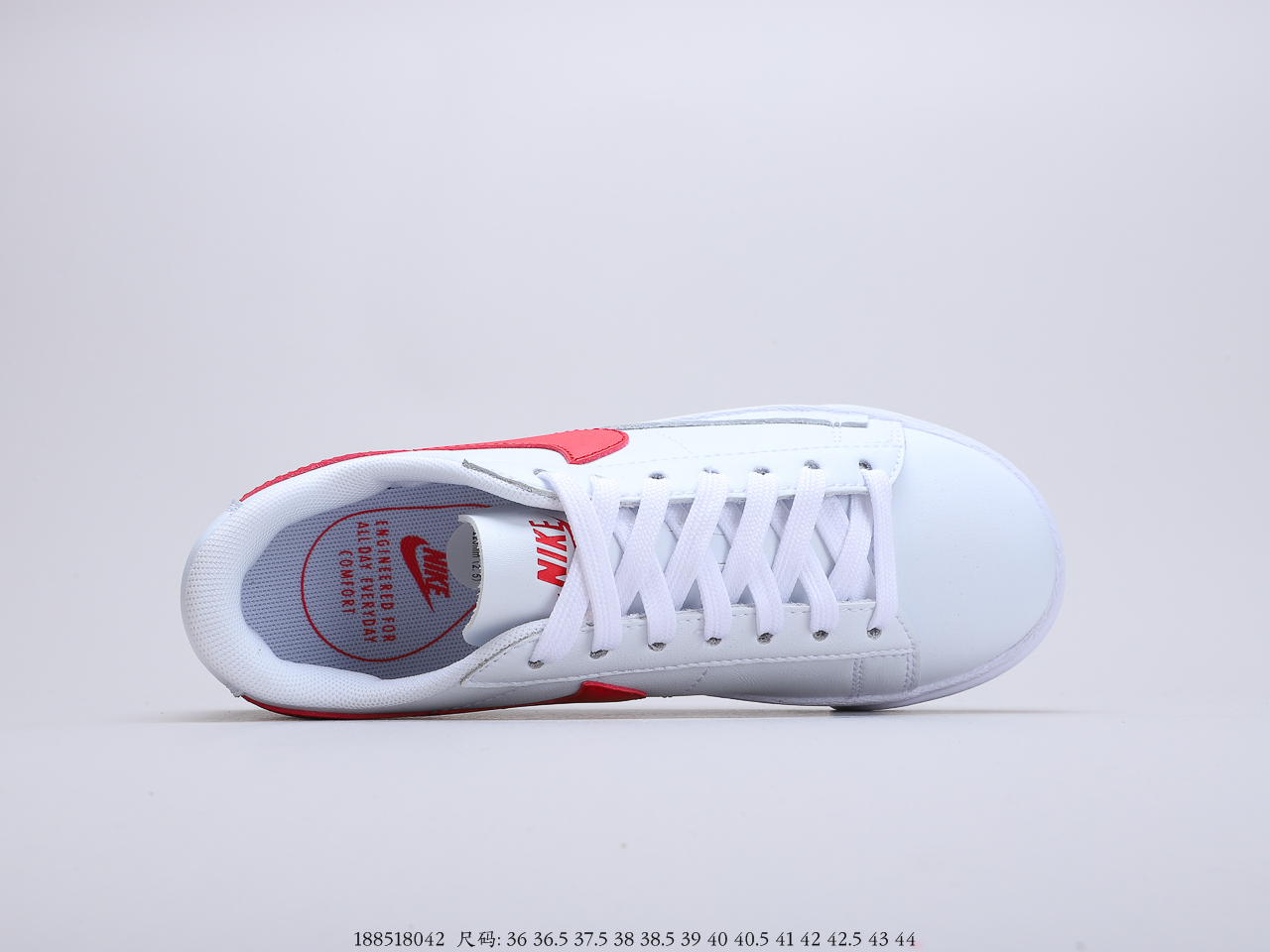 130 耐克 Nike Blazer Low Premium开拓者限定百搭小白板鞋   货号：AA3961-109 188518042