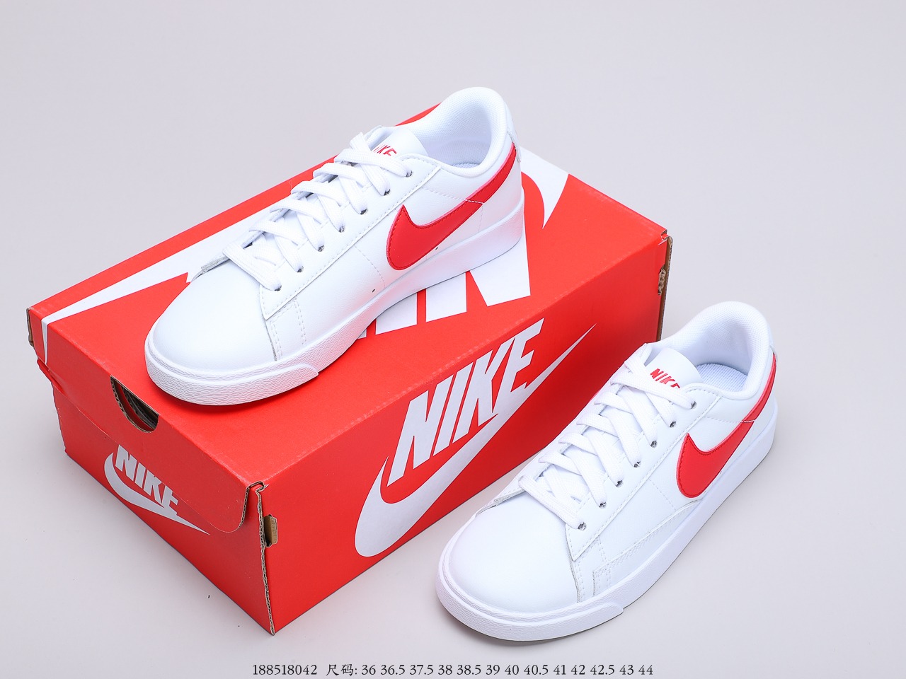 130 耐克 Nike Blazer Low Premium开拓者限定百搭小白板鞋   货号：AA3961-109 188518042