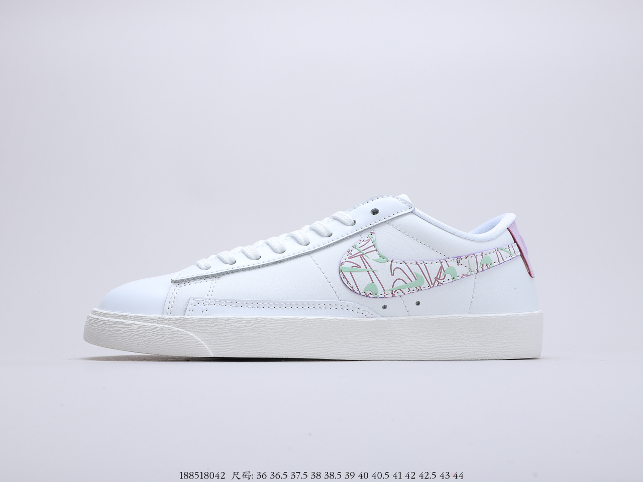 130 耐克 Nike Blazer Low Premium开拓者限定百搭小白板鞋   货号：CT5750-100