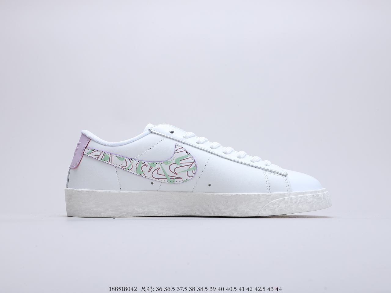 130 耐克 Nike Blazer Low Premium开拓者限定百搭小白板鞋   货号：CT5750-100