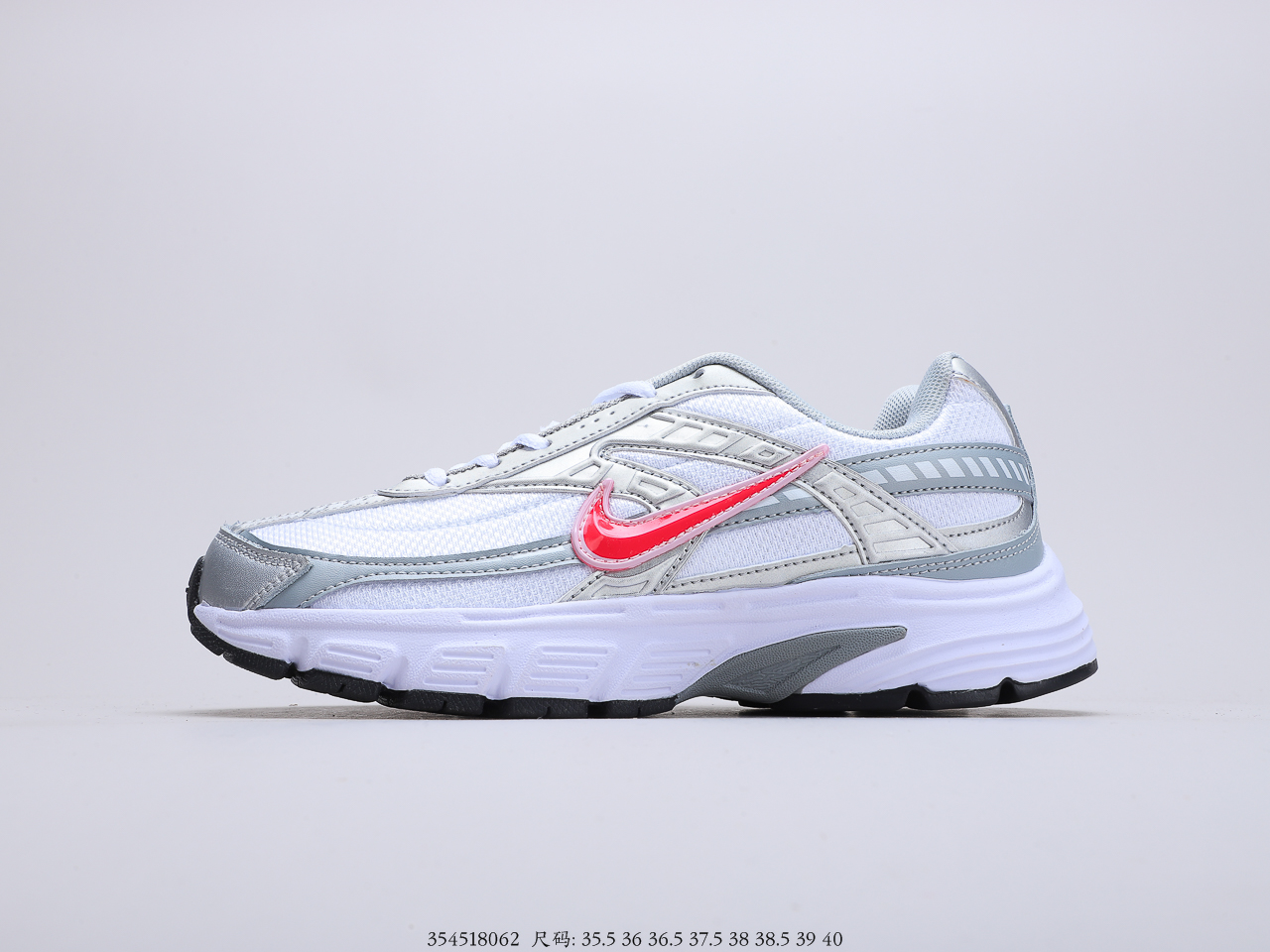 140 耐克 老爹鞋 灰红白色 Nike INITIATOR 耐克复古运动休闲鞋老爹跑步鞋  货号：394053