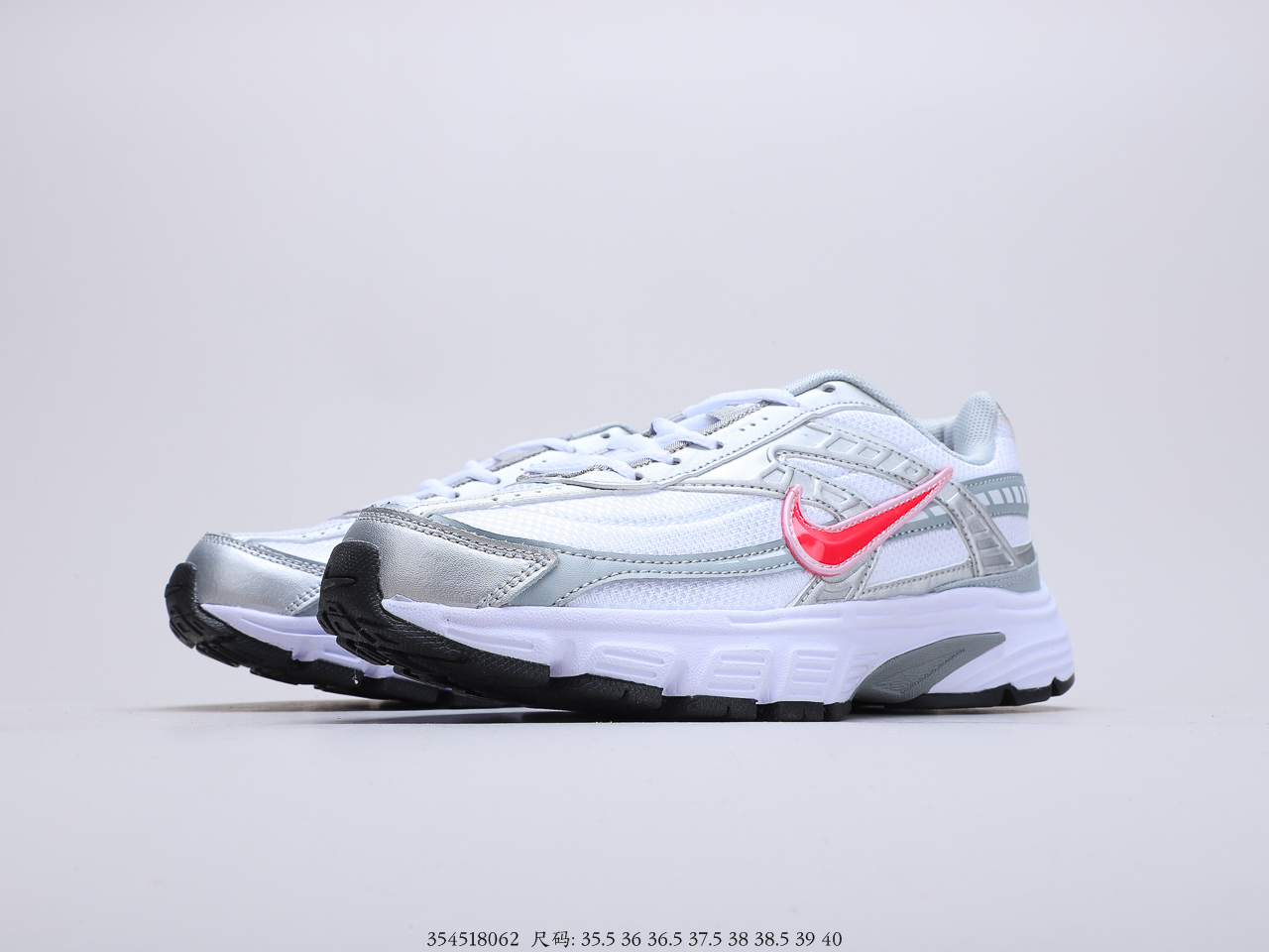 140 耐克 老爹鞋 灰红白色 Nike INITIATOR 耐克复古运动休闲鞋老爹跑步鞋  货号：394053