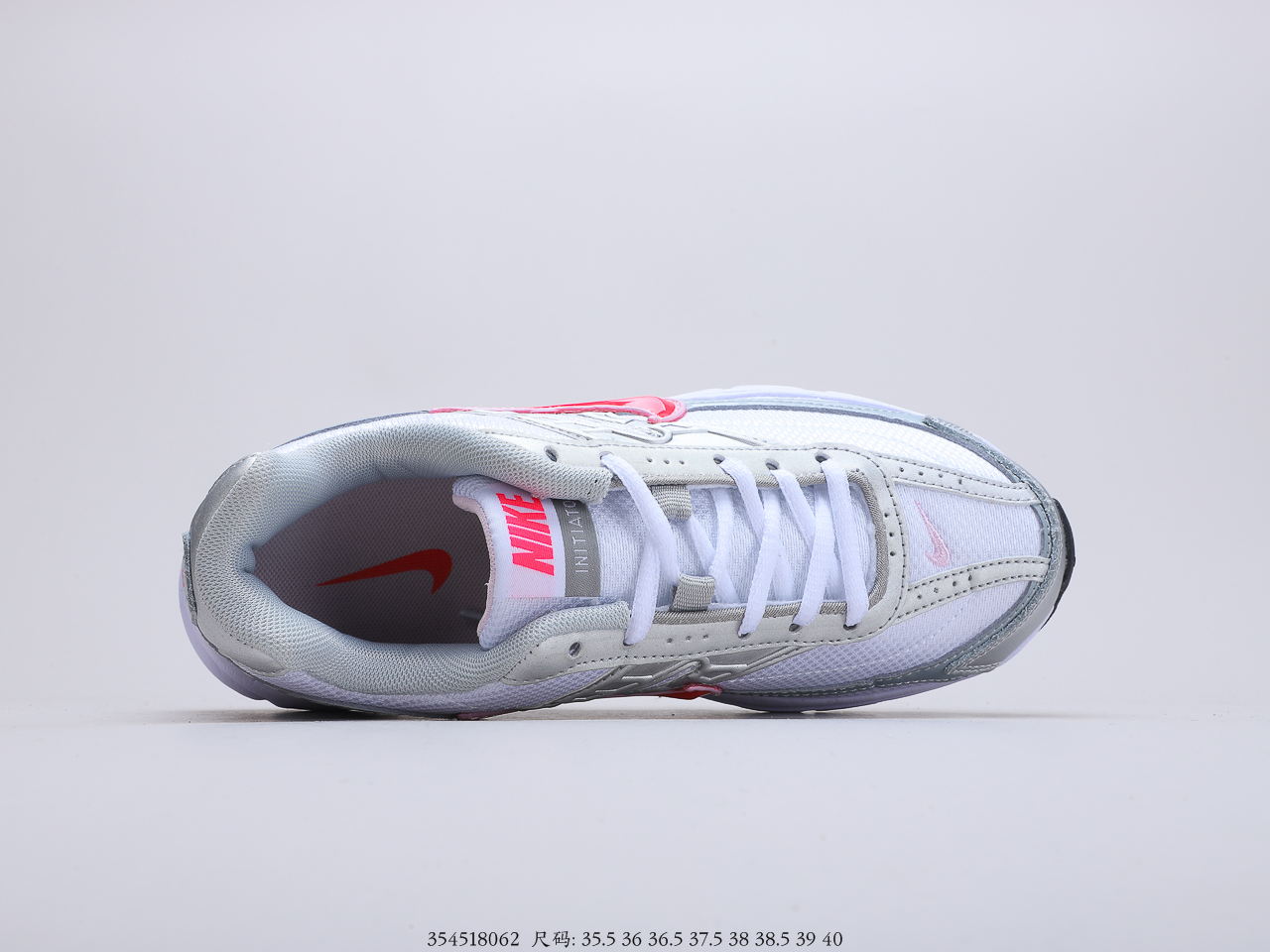 140 耐克 老爹鞋 灰红白色 Nike INITIATOR 耐克复古运动休闲鞋老爹跑步鞋  货号：394053