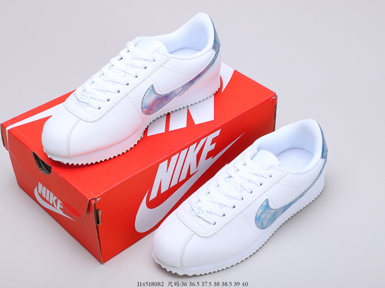 150 耐克Nike Classic Cortez Leather 阿甘运动鞋官网上架  货号：AH7528-103