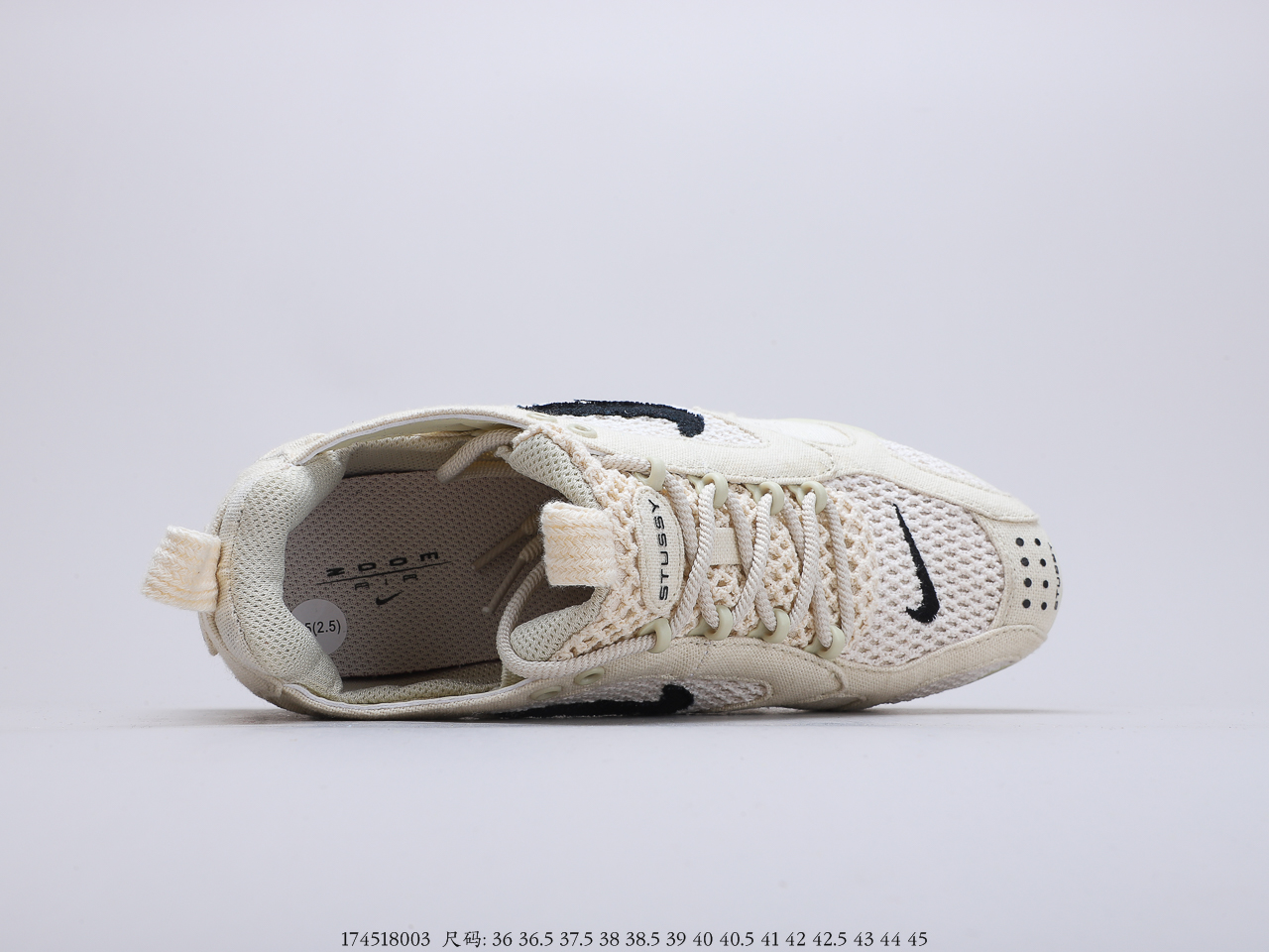 160耐克 美国元祖街头潮牌Stussy x Nike Air Zoom Spiridon Caged 2斯皮里东牢笼2代系列复古休闲运动慢跑鞋货号：CU1854-200