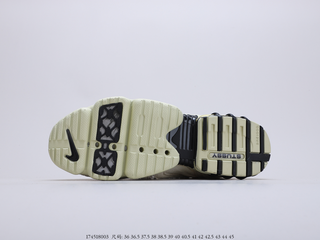 160耐克 美国元祖街头潮牌Stussy x Nike Air Zoom Spiridon Caged 2斯皮里东牢笼2代系列复古休闲运动慢跑鞋货号：CU1854-200