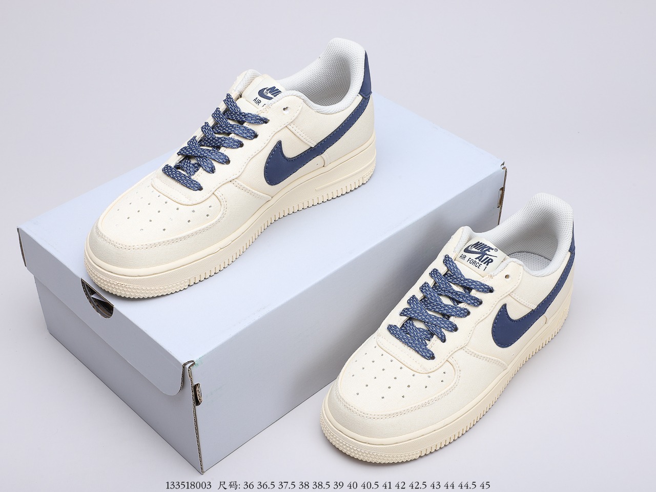 160 耐克 Nike Air Force 1 Low “米白深蓝”3M变色龙满天星” 空军一号低帮百搭休闲运动板鞋 315122-109