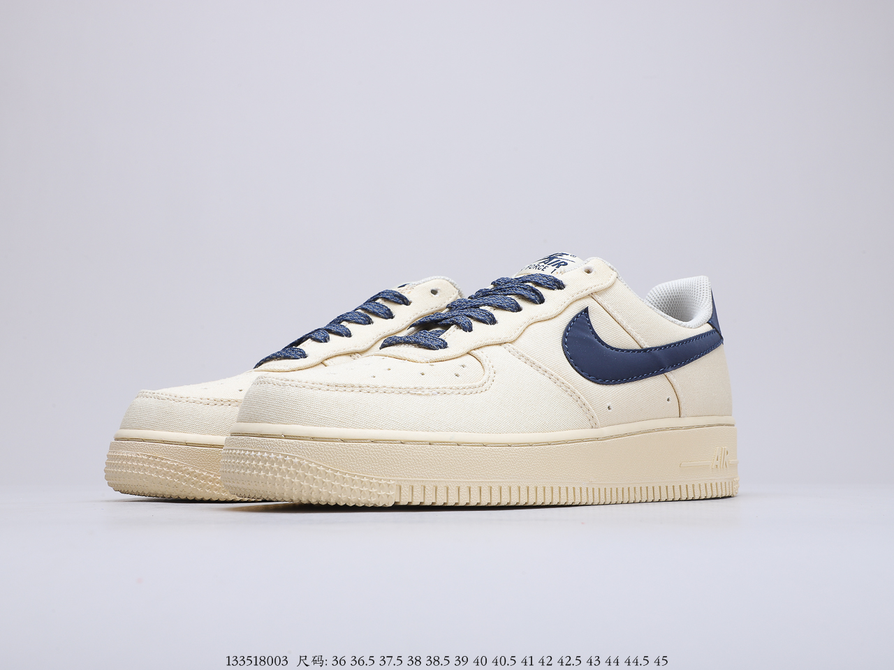 160 耐克 Nike Air Force 1 Low “米白深蓝”3M变色龙满天星” 空军一号低帮百搭休闲运动板鞋 315122-109