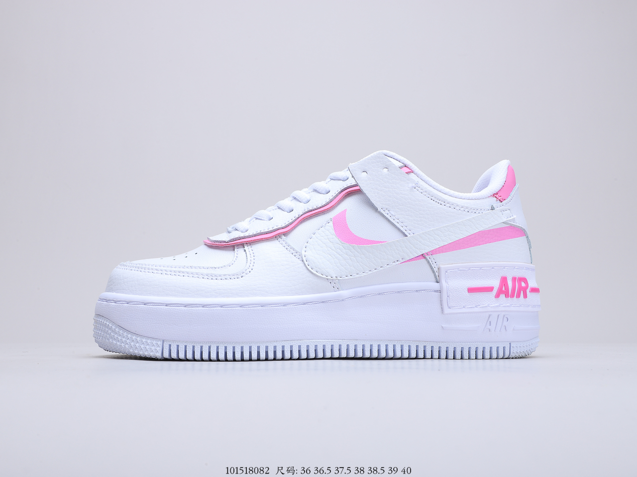 170 耐克Nike WMNS Air Force 1 Shadow 空军 马卡龙  货号：CI0919