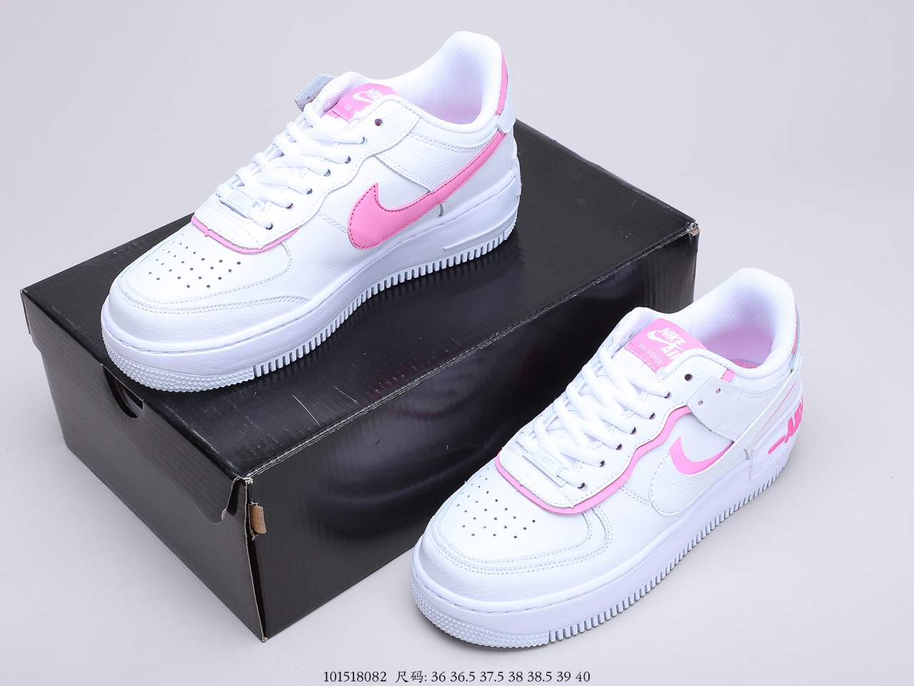 170 耐克Nike WMNS Air Force 1 Shadow 空军 马卡龙  货号：CI0919