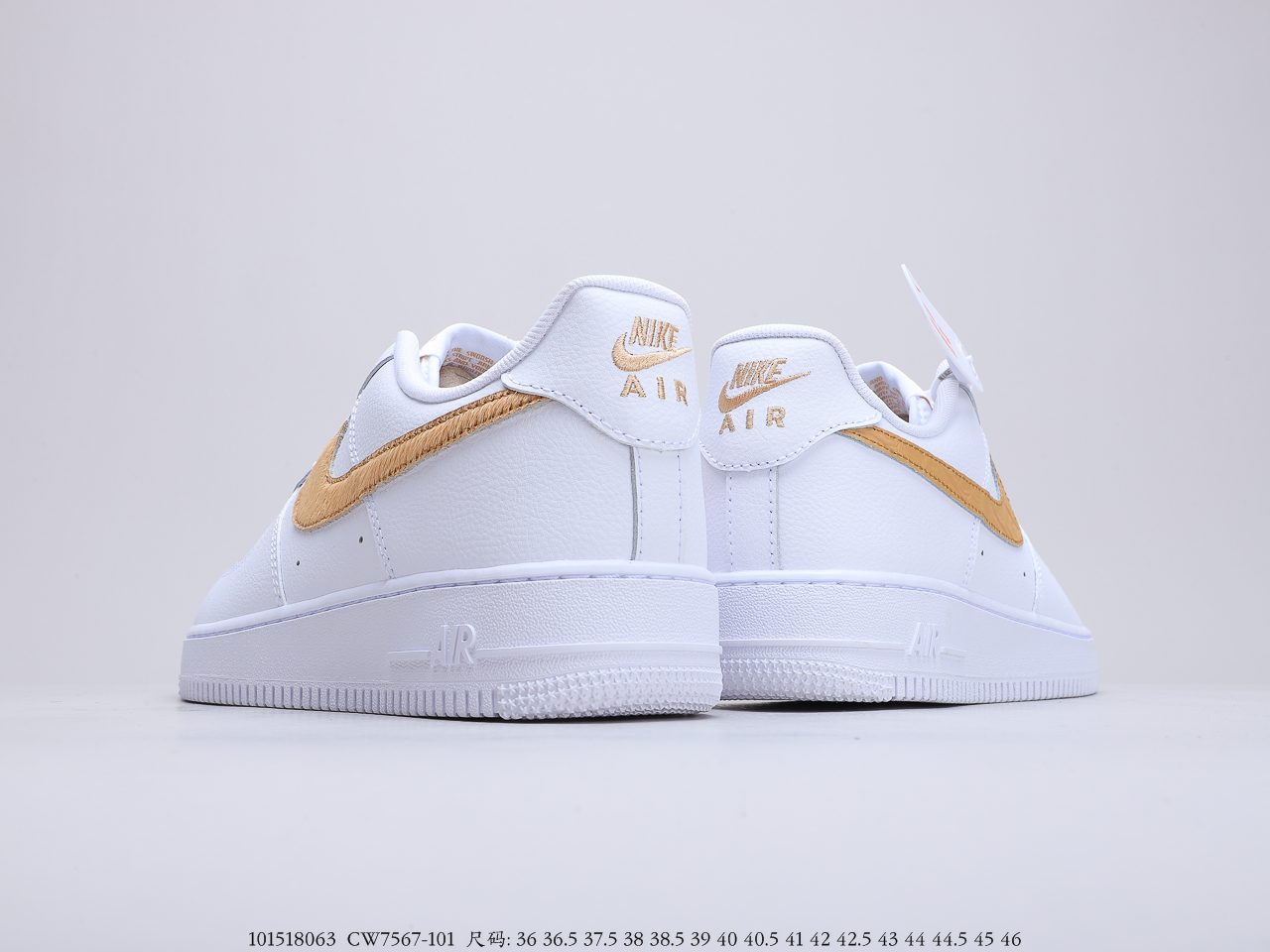 190公司级 耐克Air Force 1白蓝蛇纹 马毛打造 在保证清爽的配色同时 货号：CW7567-101