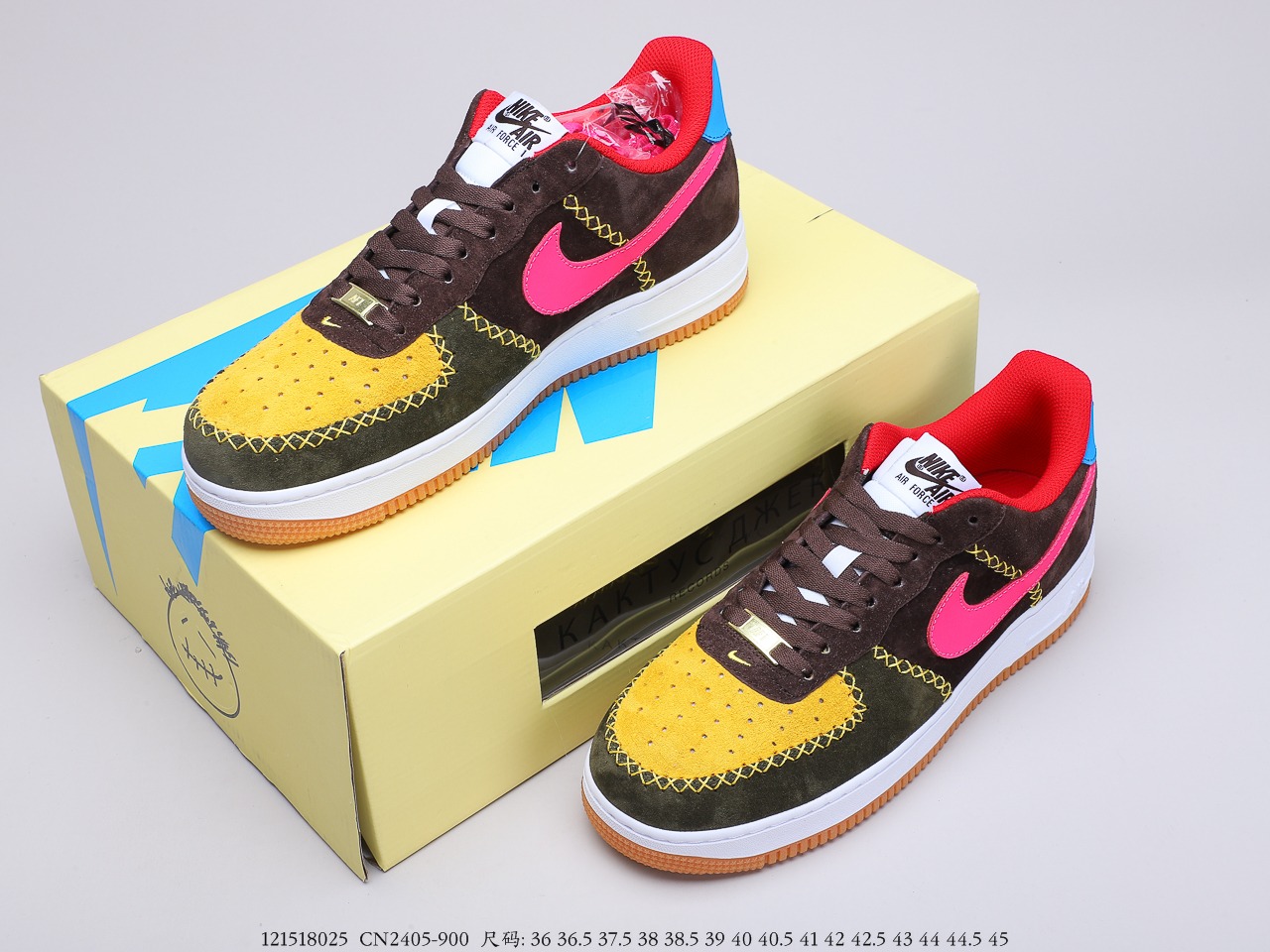 270 公司级 耐克Nike Travis Scott x Nike Air Force 1 TS YY超限量联名 空军一号低帮运动休闲板鞋 货号 CN2405-900