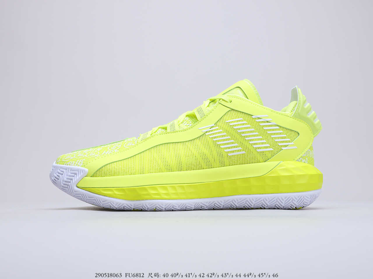 190 阿迪达斯 Adidas Dame 6 GCA 中帮缓震复古休闲文化篮球鞋货号：FU6813