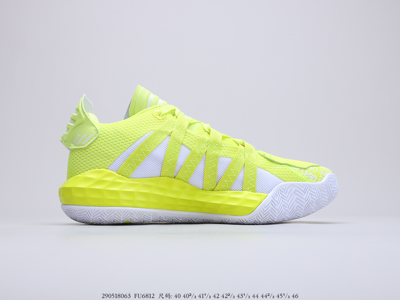 190 阿迪达斯 Adidas Dame 6 GCA 中帮缓震复古休闲文化篮球鞋货号：FU6813