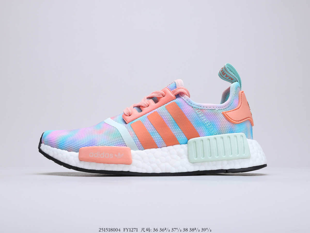 210公司级巴斯夫 阿迪达斯 Adidas Boost NMD R1“七彩珊瑚粉” 针织面街头风经典百搭跑步鞋 货号:FY1271-莆田鞋,莆田鞋货源,高仿鞋,高仿鞋货源,安福档口,莆田高仿鞋,莆田鞋批发,高仿鞋批发,莆田高仿运动鞋,高仿运动鞋,莆田运动鞋 210公司级巴斯夫 阿迪达斯 Adidas Boost NMD R1“七彩珊瑚粉” 针织面街头风经典百搭跑步鞋 货号:FY1271