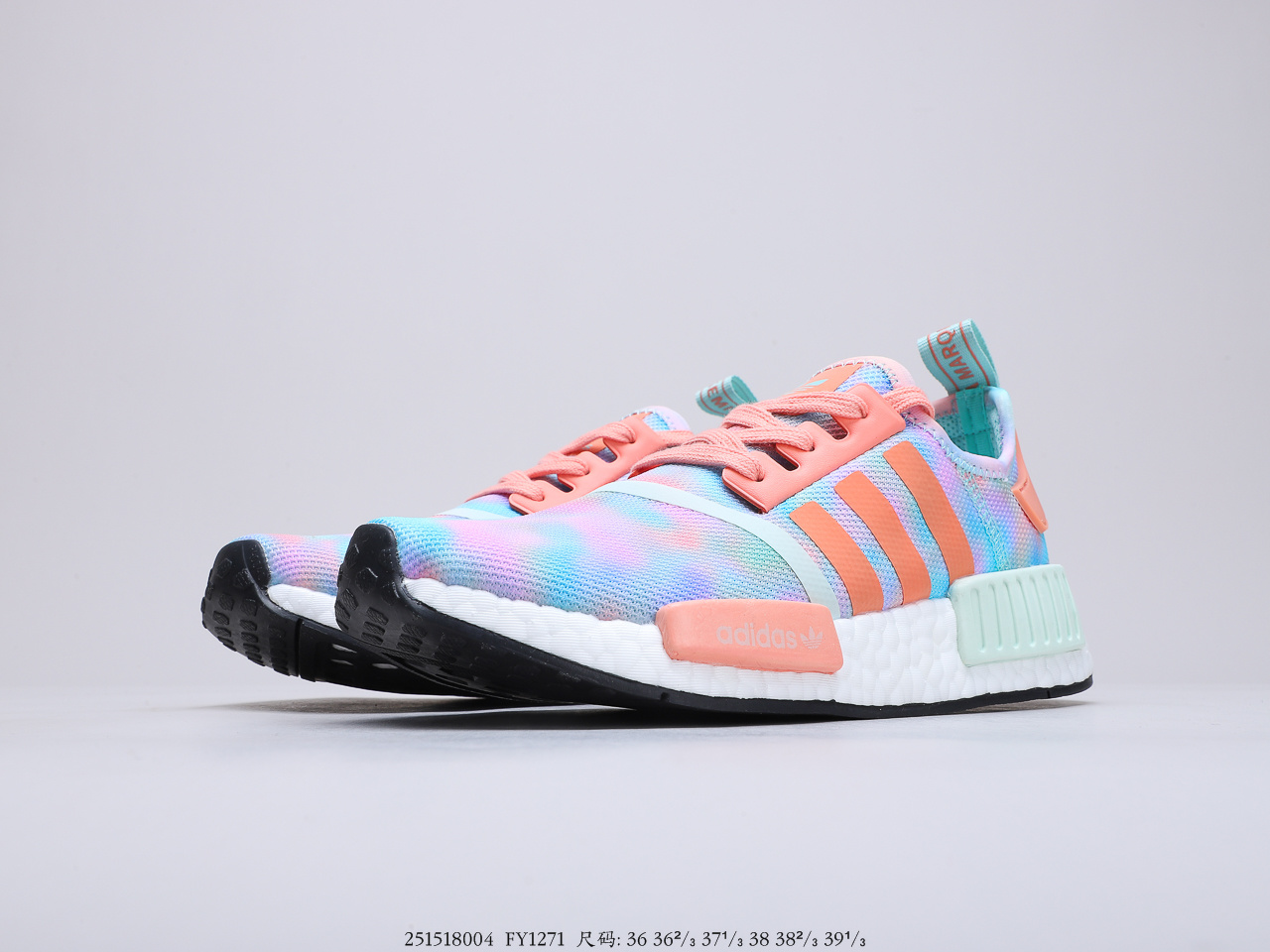 210公司级巴斯夫 阿迪达斯 Adidas Boost NMD R1“七彩珊瑚粉” 针织面街头风经典百搭跑步鞋 货号:FY1271-莆田鞋,莆田鞋货源,高仿鞋,高仿鞋货源,安福档口,莆田高仿鞋,莆田鞋批发,高仿鞋批发,莆田高仿运动鞋,高仿运动鞋,莆田运动鞋 210公司级巴斯夫 阿迪达斯 Adidas Boost NMD R1“七彩珊瑚粉” 针织面街头风经典百搭跑步鞋 货号:FY1271