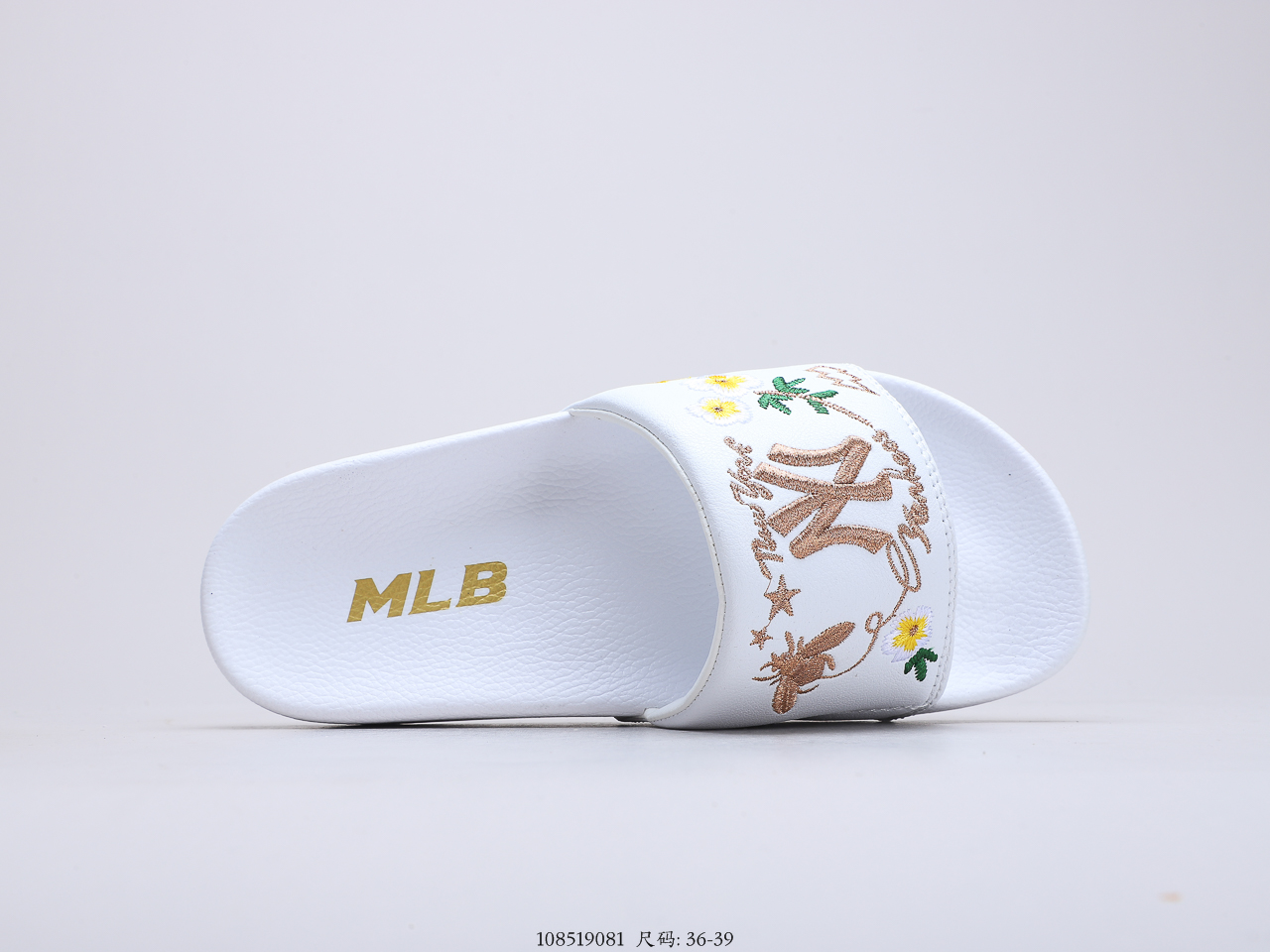 100 NY美国榄洋球基队限定 x 韩限国定MLB baseball League Slippers拖鞋百搭潮流休款闲运动拖鞋