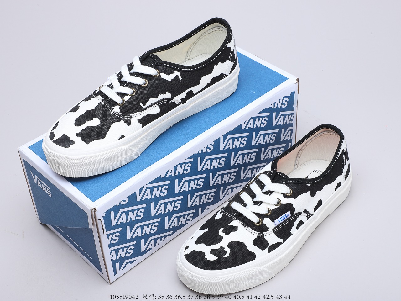 130 万斯VANS VAULT OG Slip On Authentic 奶牛配色 一脚蹬 Kris上脚板鞋