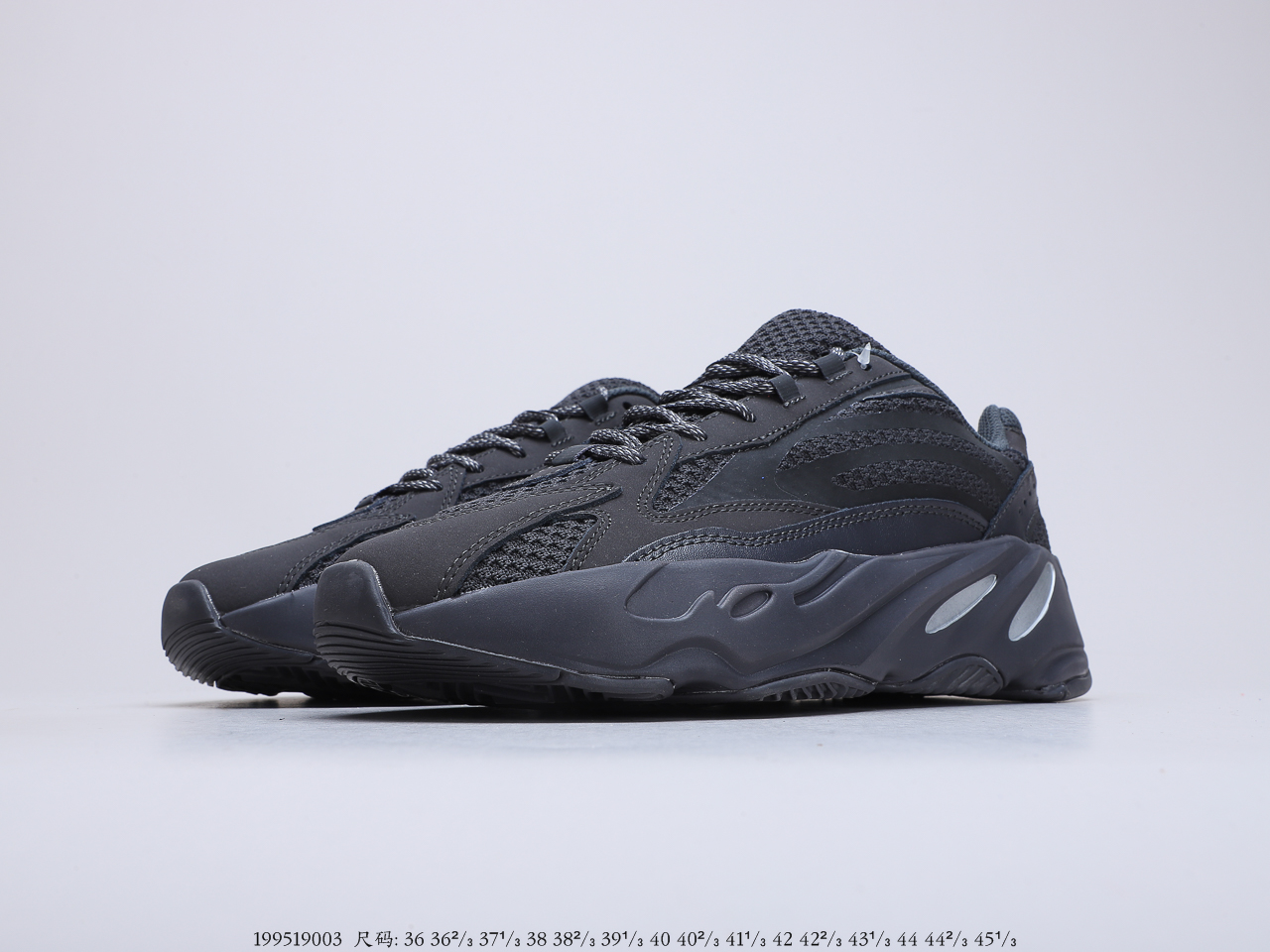 160真爆  阿迪达斯Adidas Yeezy Boost 700 Inertia 侃爷椰子700 3M反光跑鞋EF2828