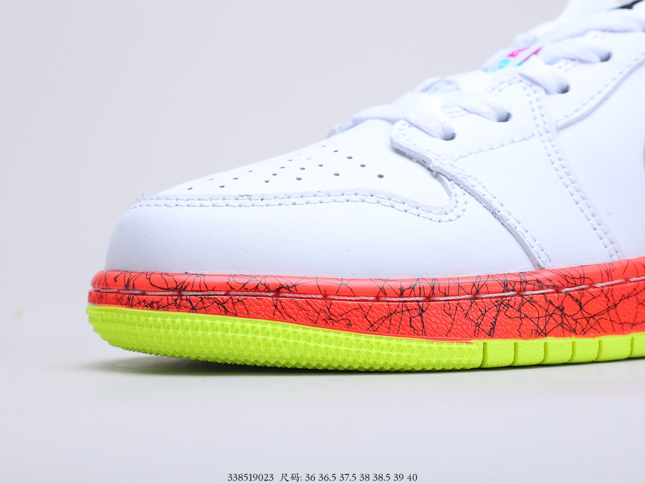 170 乔丹AJ1 白黑黄色 鸳鸯彩虹克 Nike Air Jordan 1 Low 紫红鸳鸯 AJ1 乔1 低帮潮流缓震运动休闲板鞋 BQ6931-101