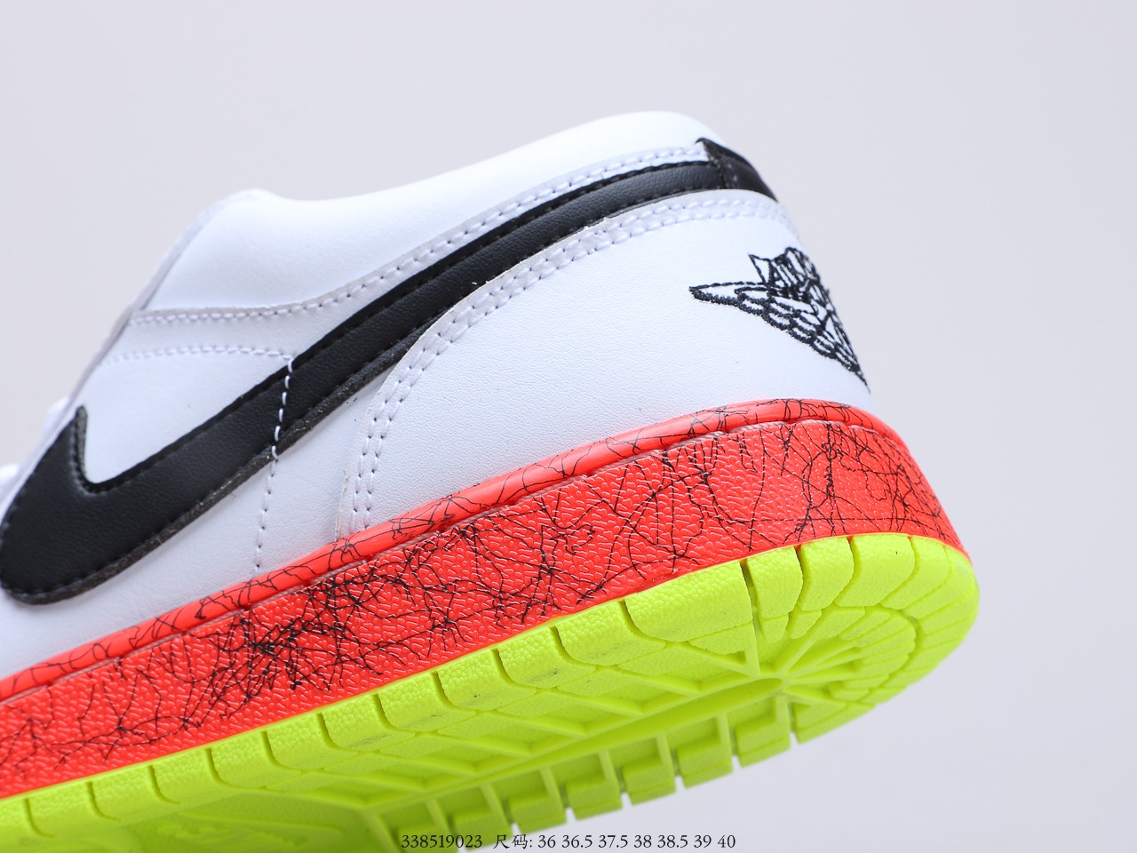 170 乔丹AJ1 白黑黄色 鸳鸯彩虹克 Nike Air Jordan 1 Low 紫红鸳鸯 AJ1 乔1 低帮潮流缓震运动休闲板鞋 BQ6931-101